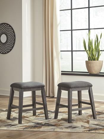 Caitbrook Counter Height Upholstered Bar Stool - Image 2