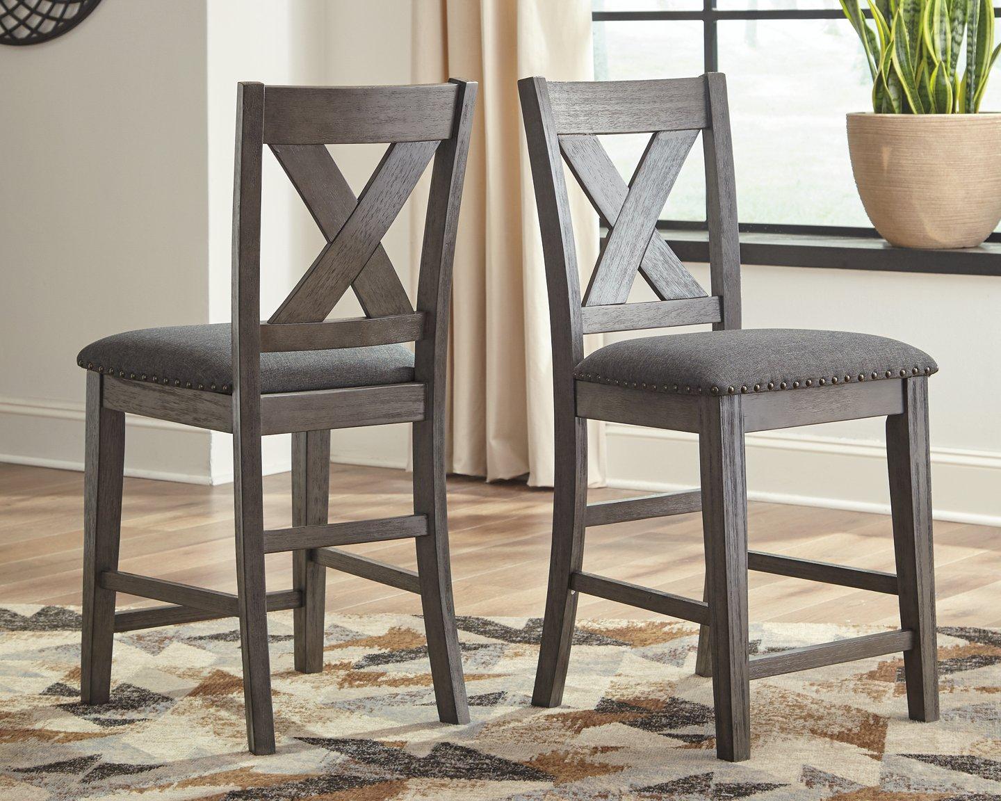 Caitbrook Counter Height Upholstered Bar Stool - Image 8