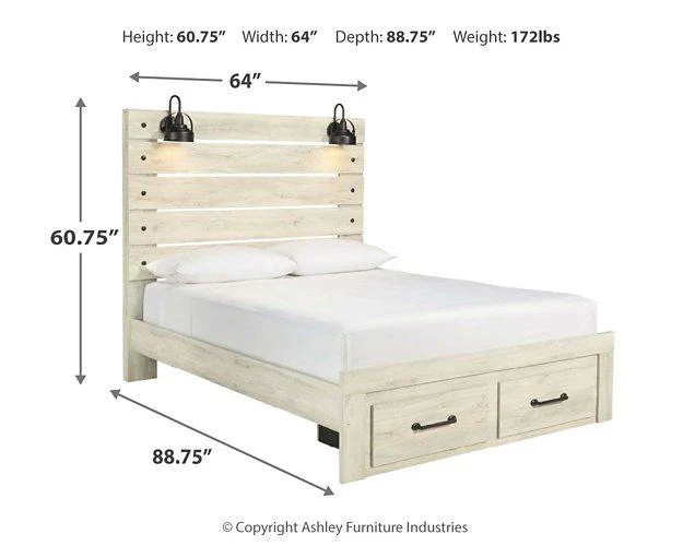Cambeck Bed with 2 Storage Drawers - Image 11