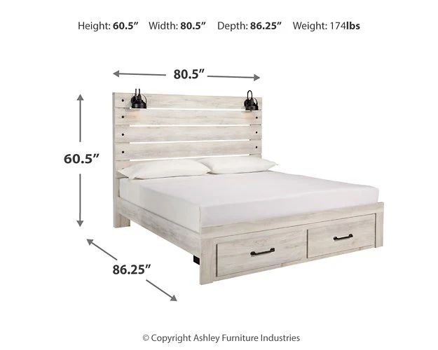 Cambeck Bed with 2 Storage Drawers - Image 32