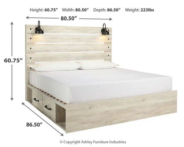 Cambeck Bed with 2 Storage Drawers - Image 39