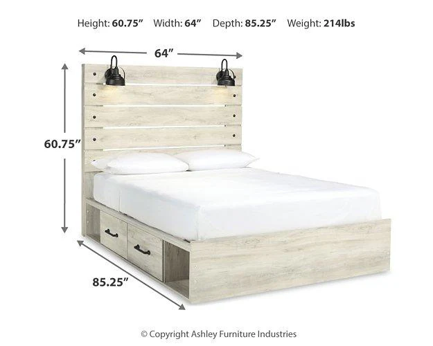 Cambeck Bed with 2 Storage Drawers - Image 4