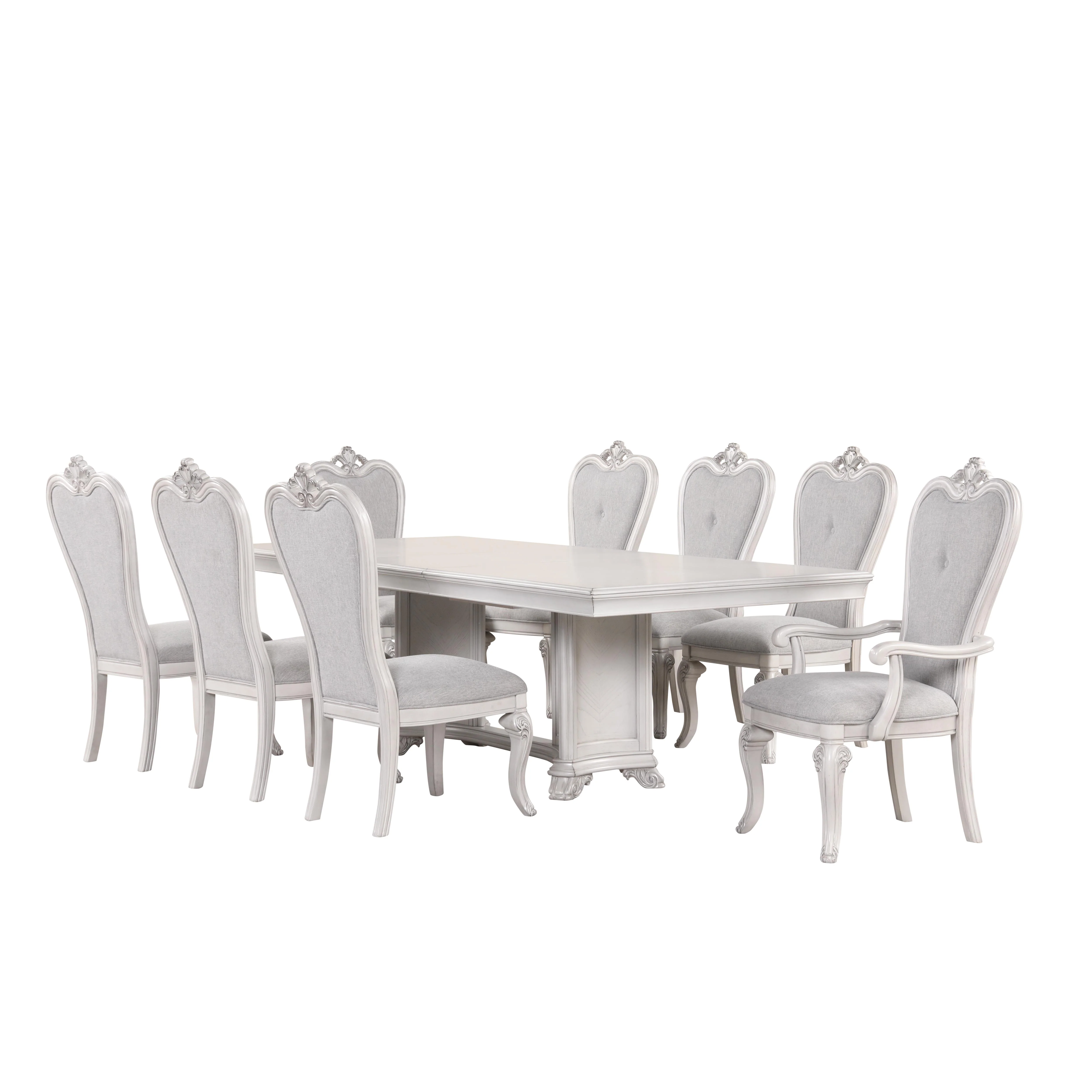 CAMBRIA HILLS SIDE CHAIR-MIST GRAY (2 PER CARTON) - Image 2