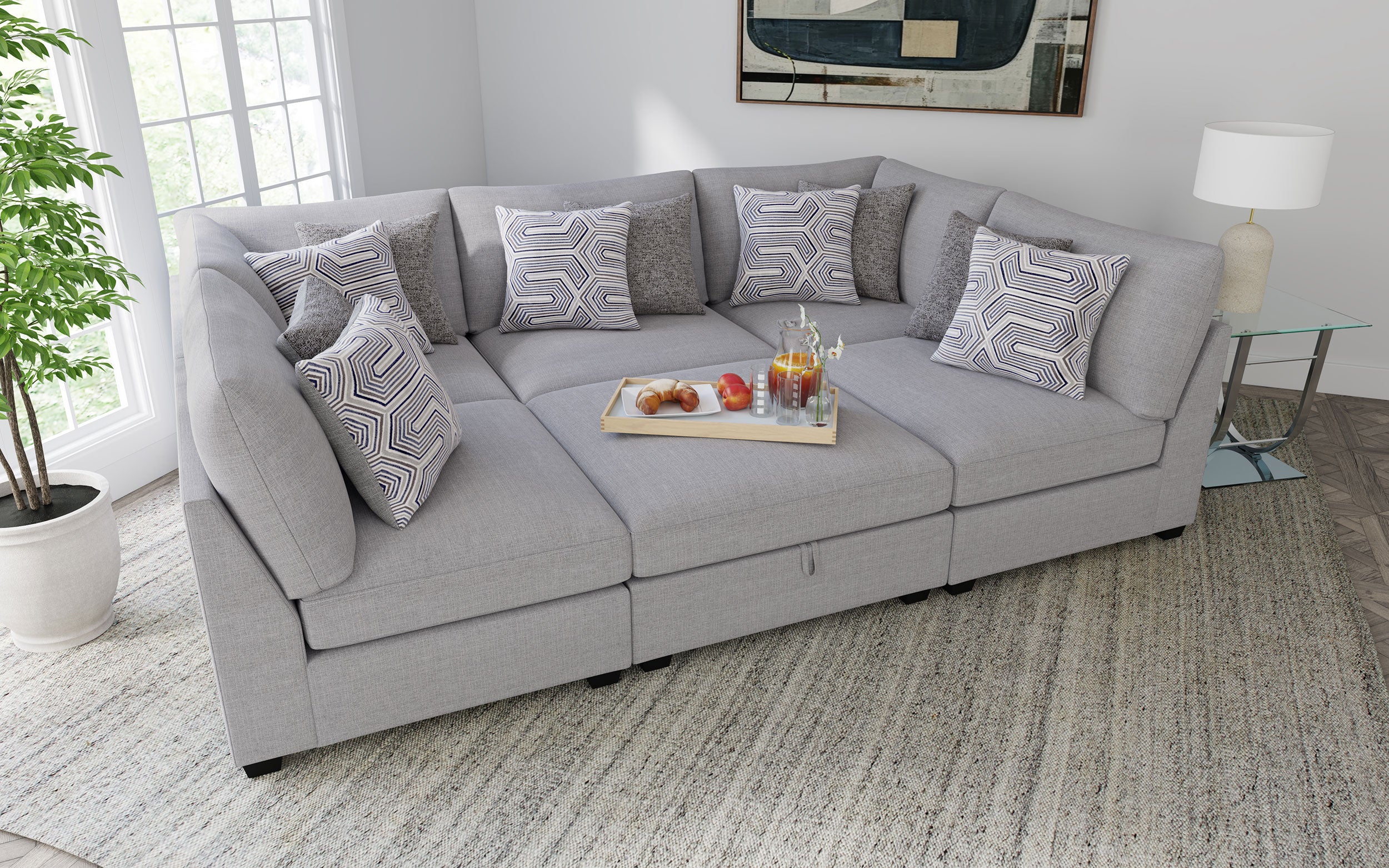 Cambria Armless Chair - Image 17