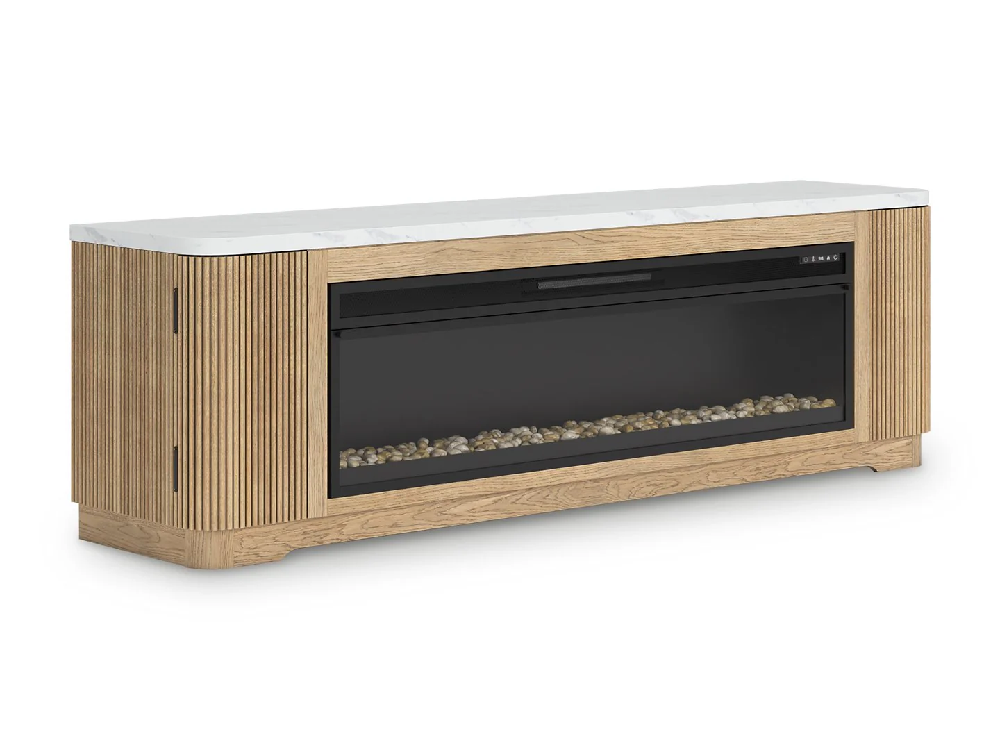 Camdill 80" TV Stand with Electric Fireplace - Image 4