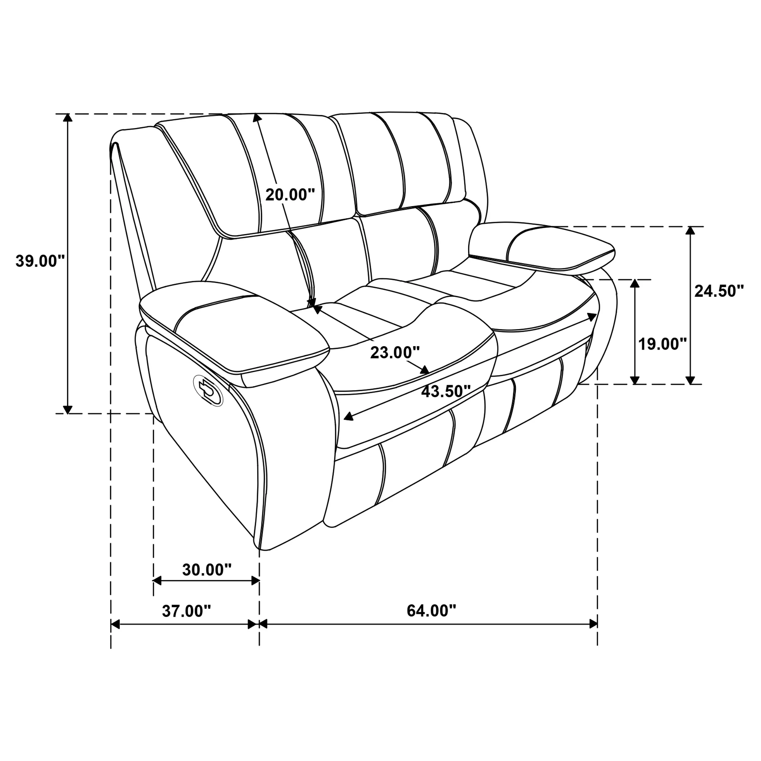 Camila Reclining Sofa Set - Image 15