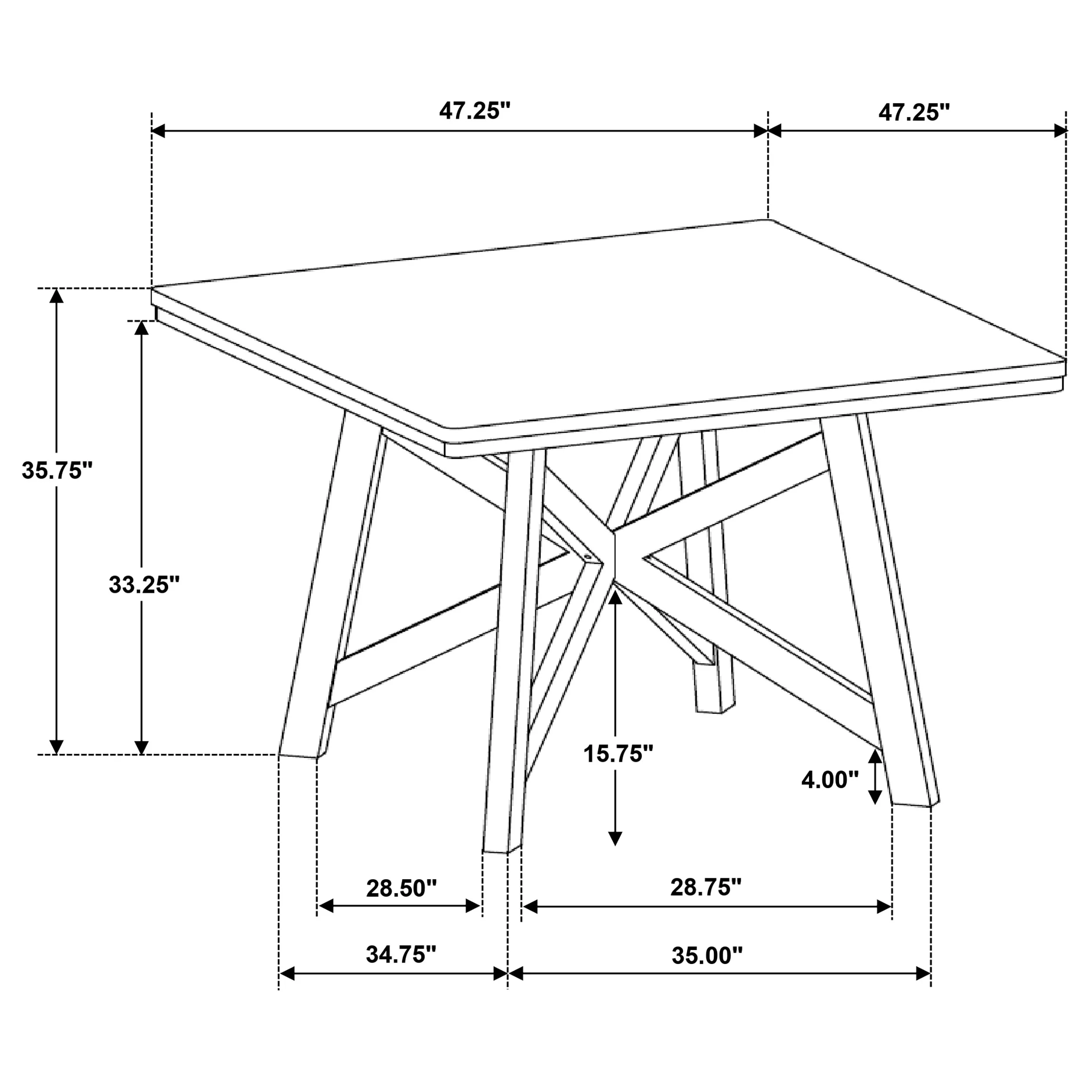 Canfield Counter Height Dining Table - Image 8