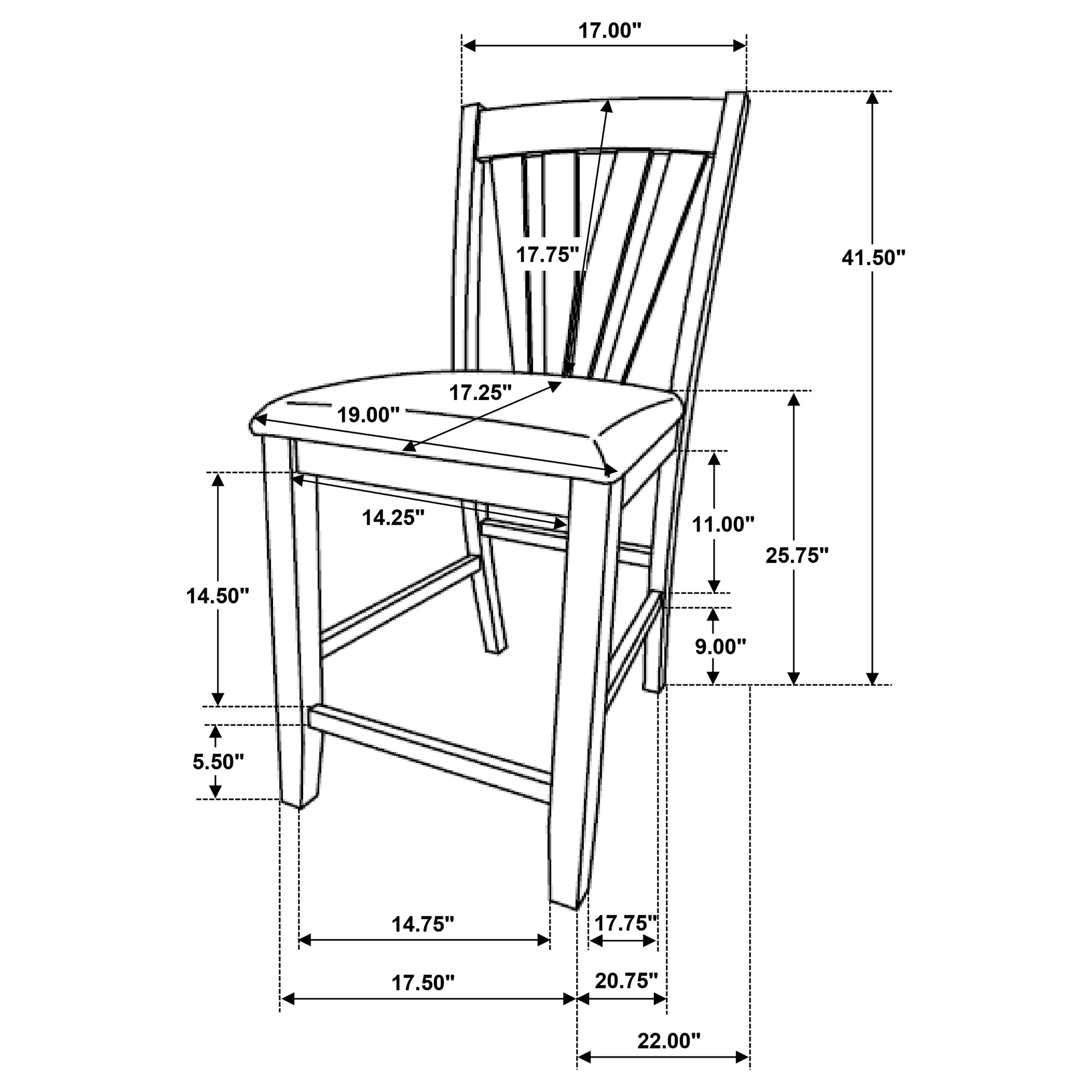 Canfield Counter Chair - Image 13