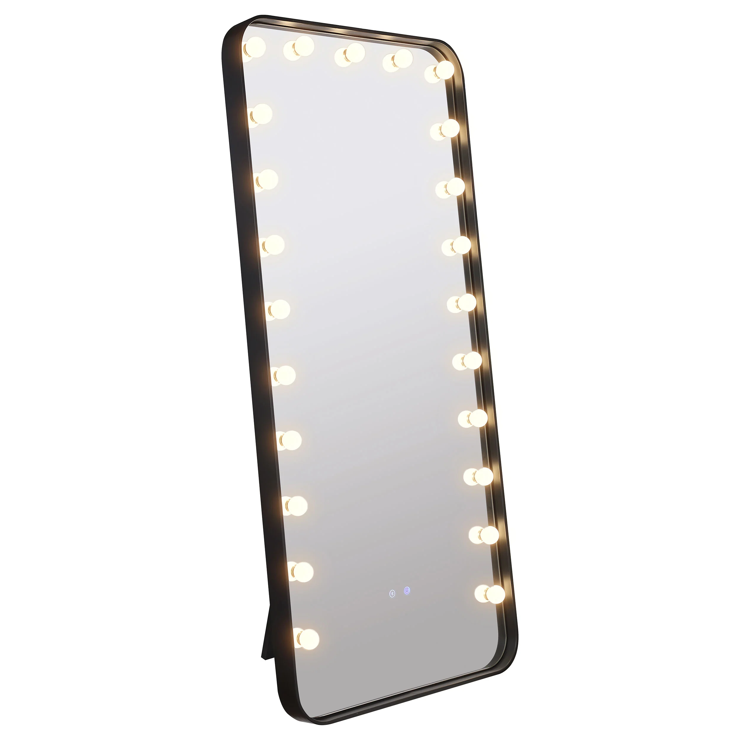 Canton Standing Mirror with LED Lighting and Bluetooth Speaker - Image 4
