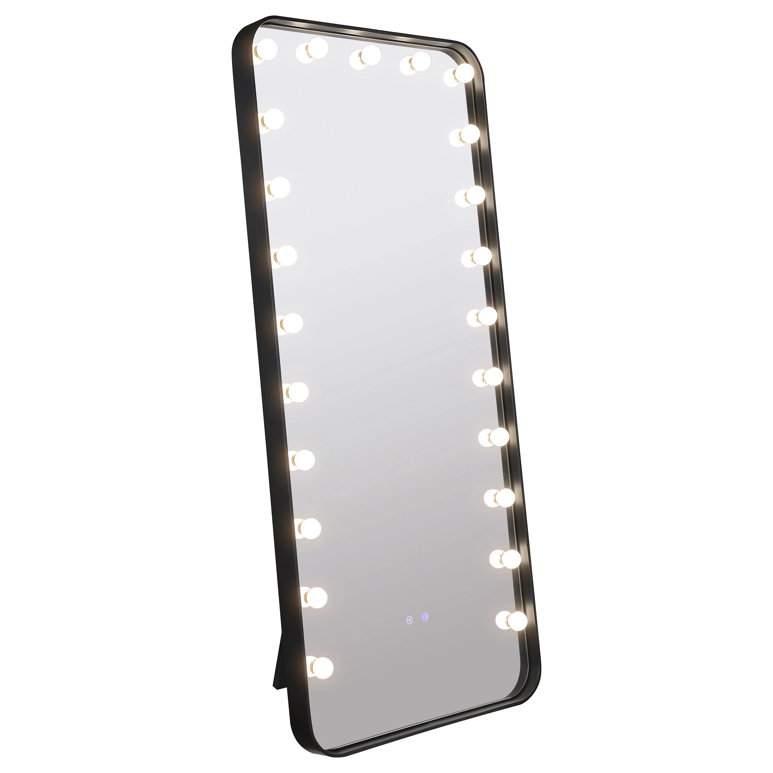 Canton Standing Mirror with LED Lighting and Bluetooth Speaker - Image 5