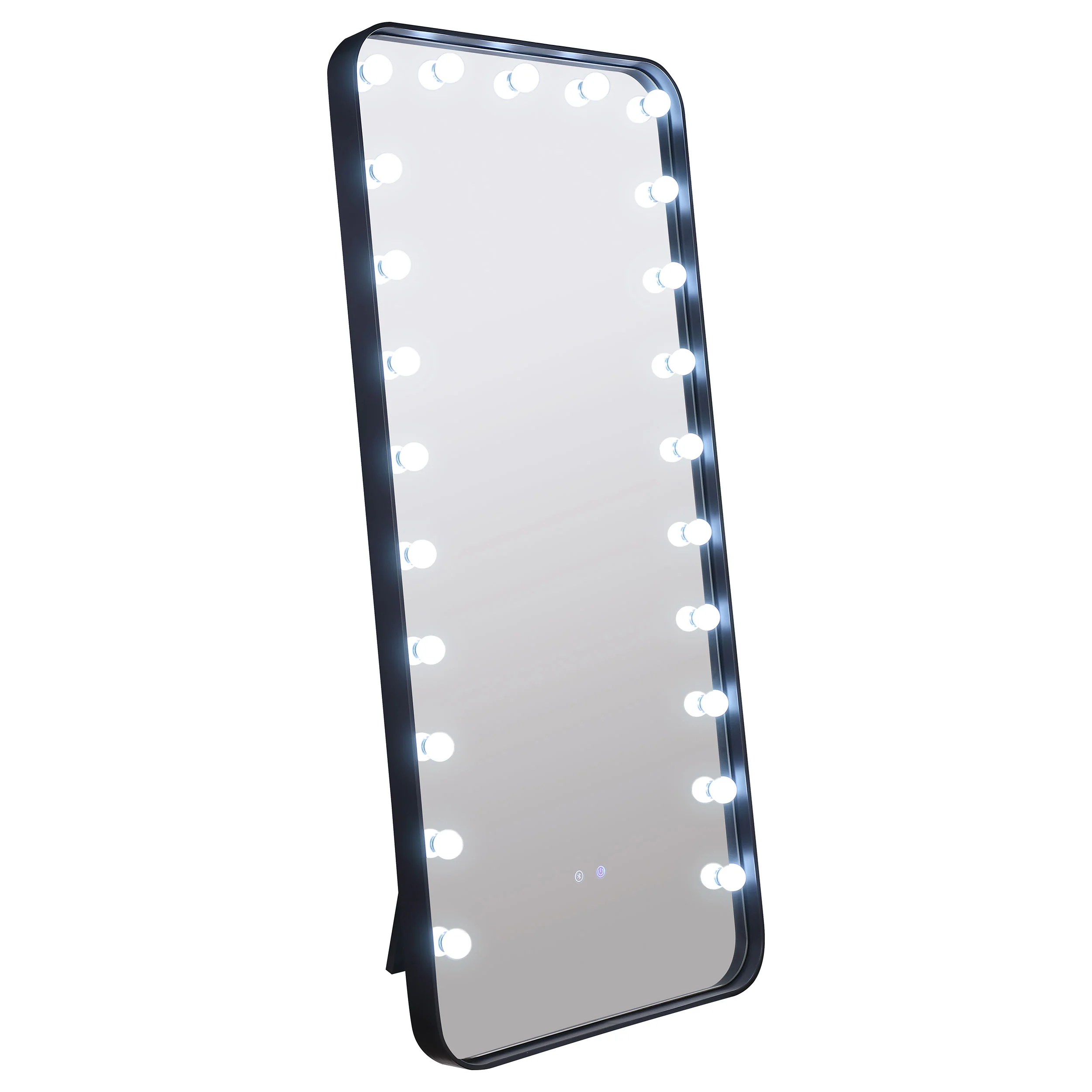 Canton Standing Mirror with LED Lighting and Bluetooth Speaker - Image 6