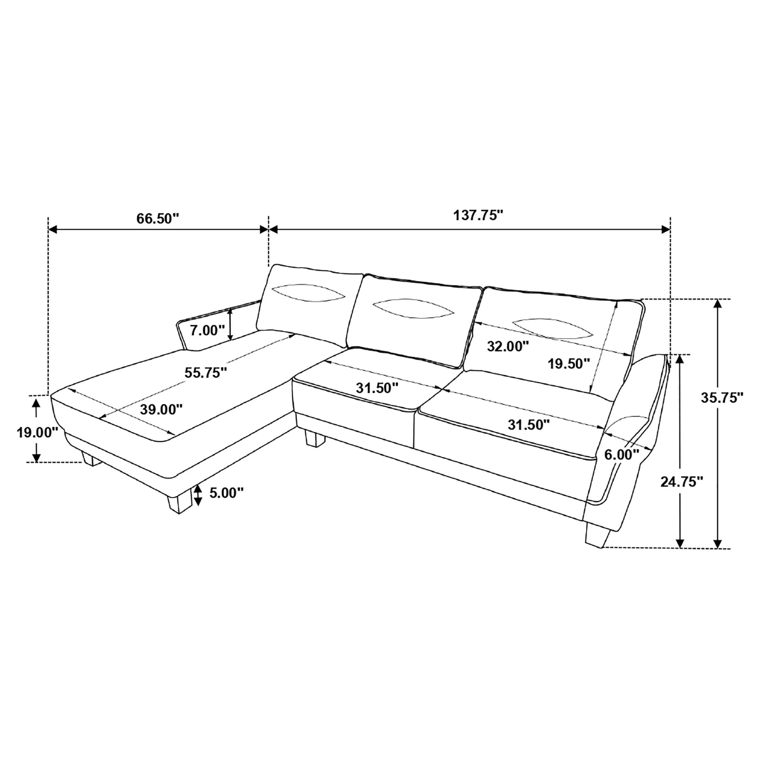 Caspian Sectional Sofa - Image 35