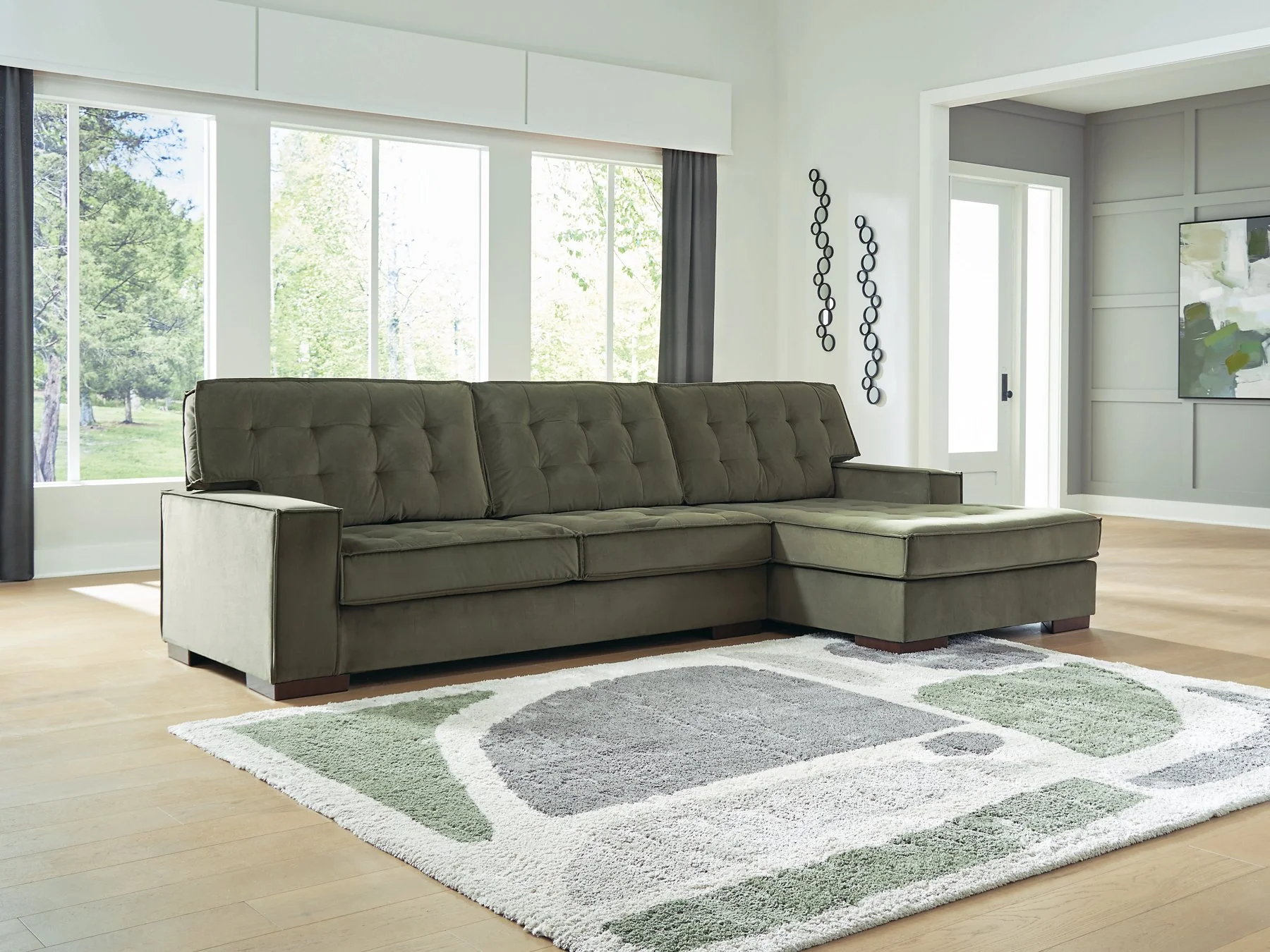 Caspian-Town Sectional with Chaise - Image 2