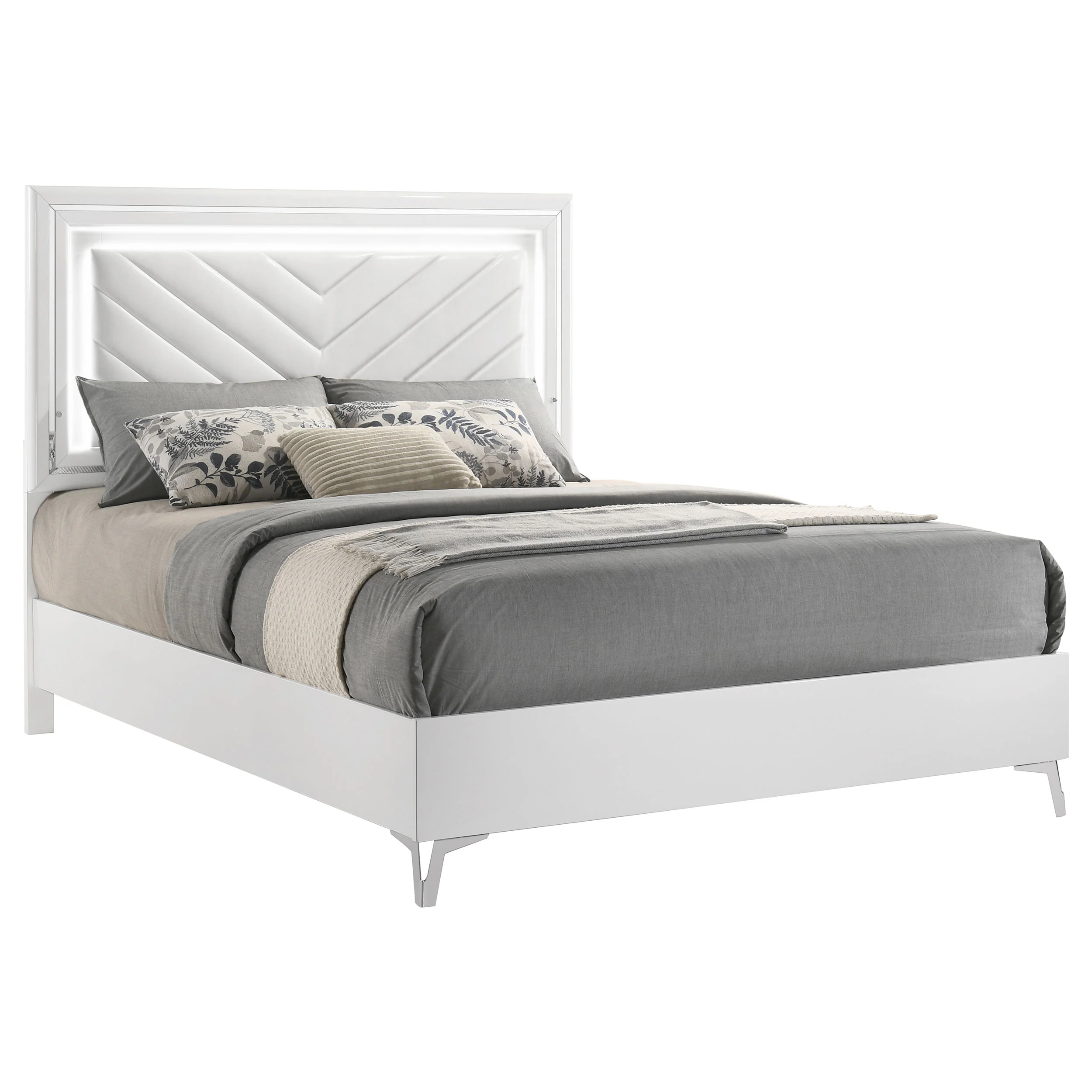 Cassia Panel Bed with LED Lighting - Image 3