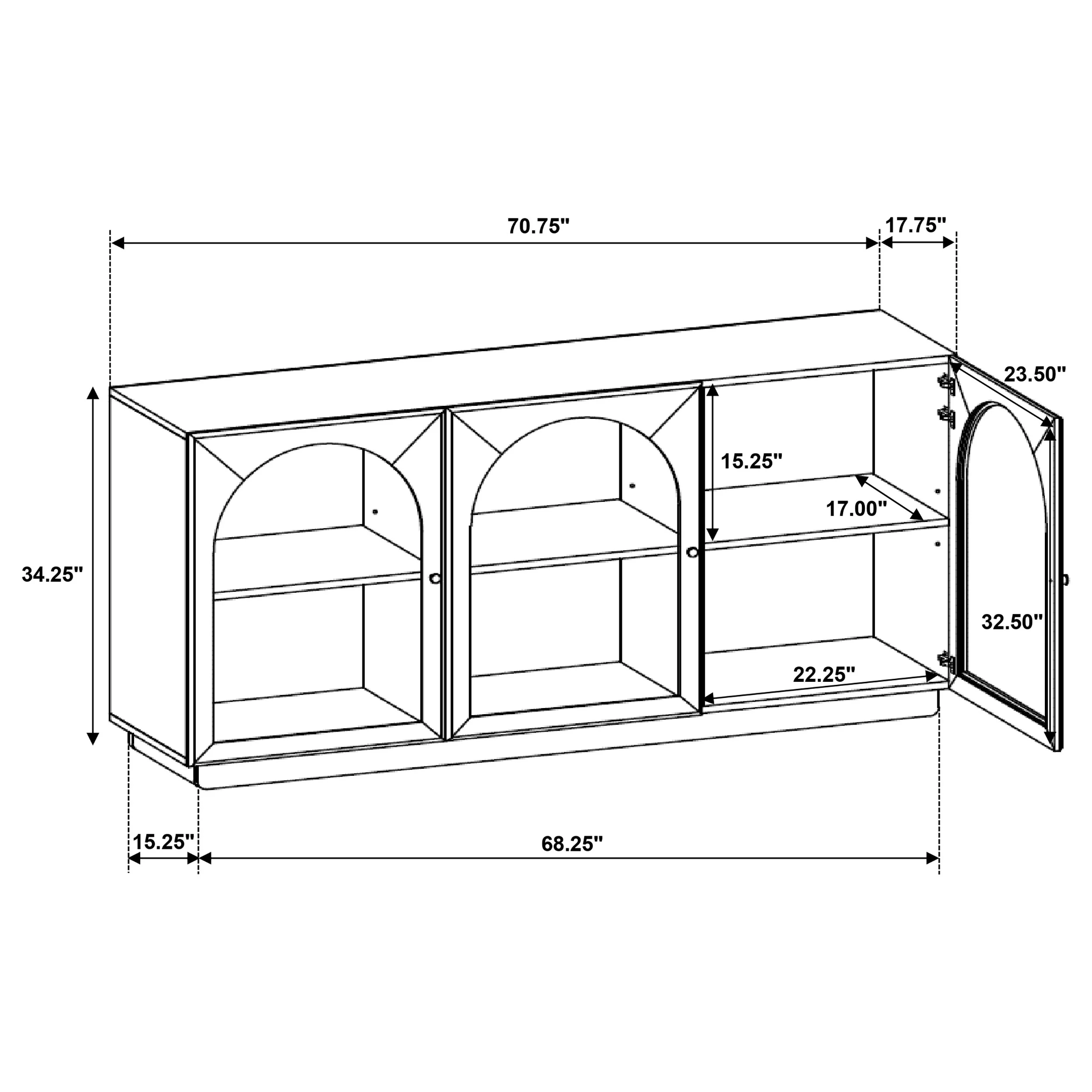 Castlewood Sideboard - Image 13