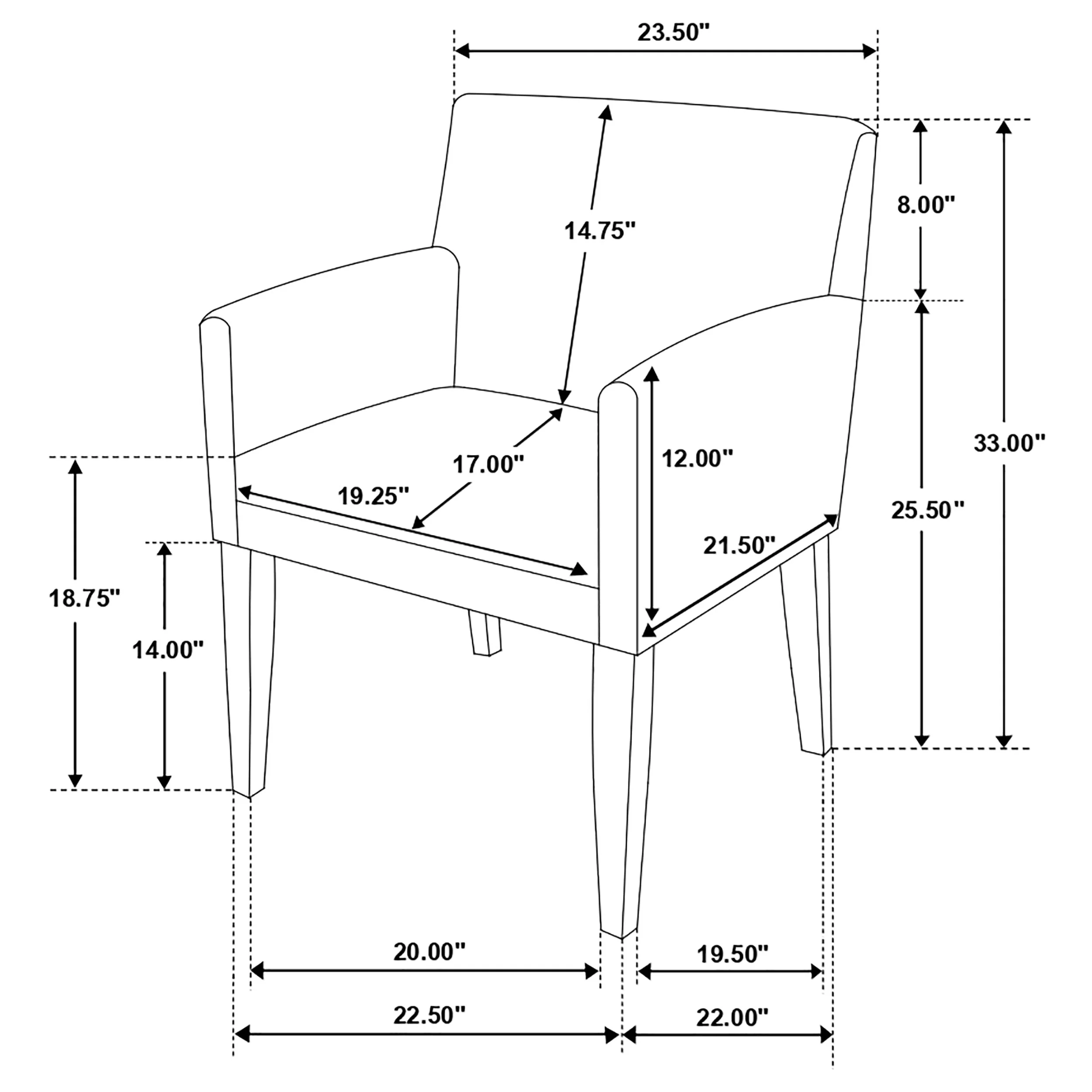 Catherine Dining Arm Chair - Image 13