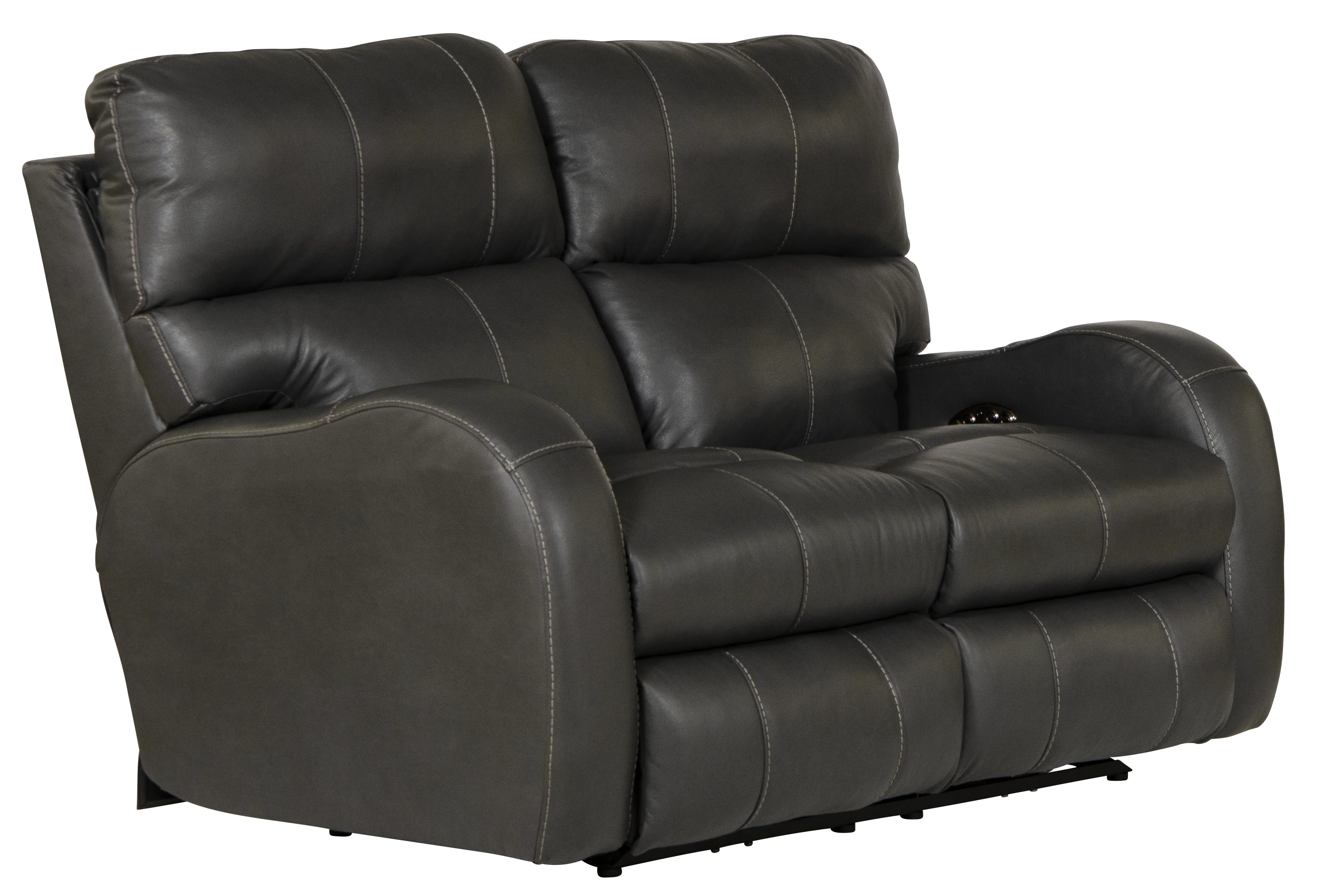 Angelo Power Headrest Power LayFlat Reclining Loveseat - Image 2