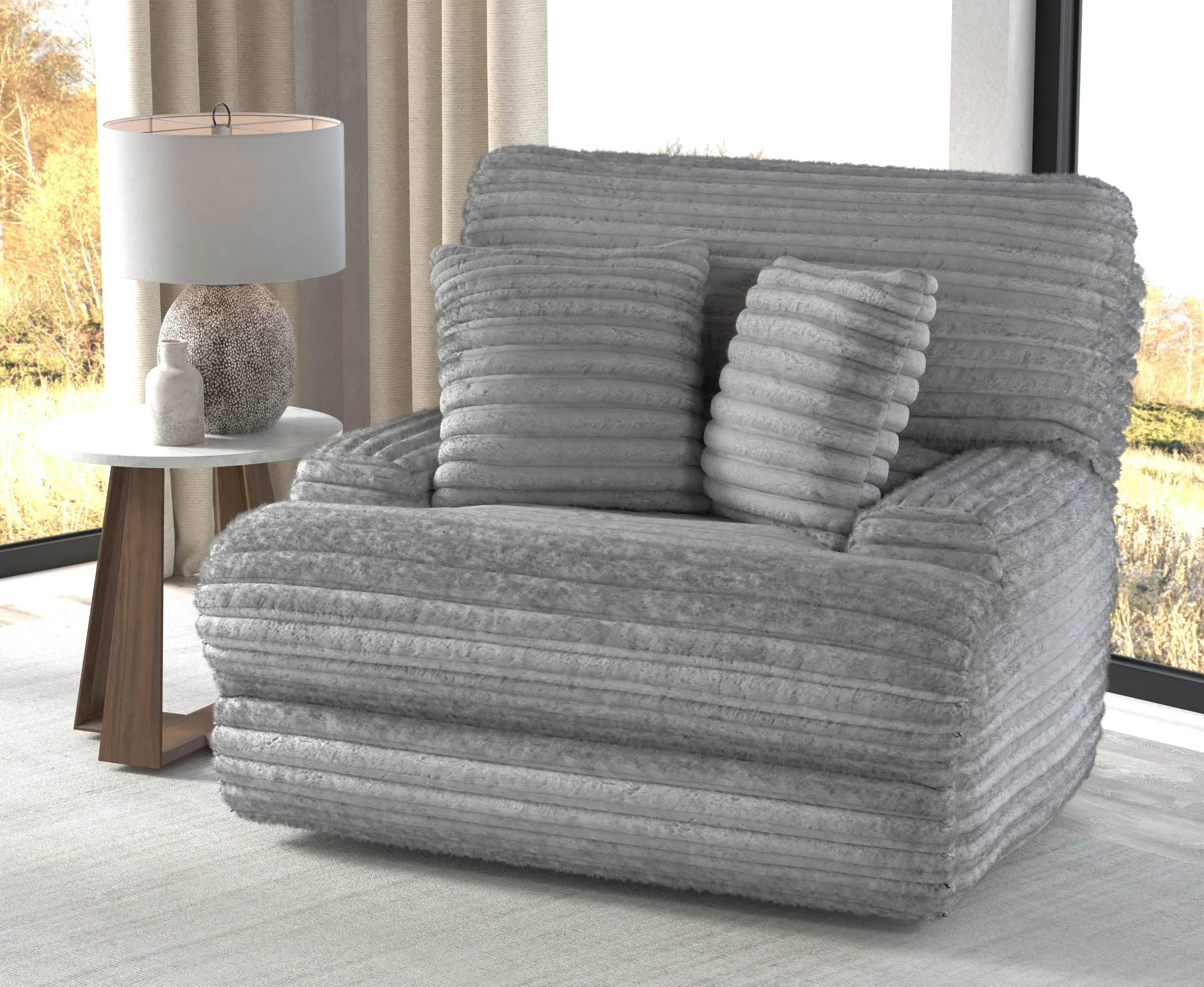 Cushy Power Headrest Deep Seat Recliner - Image 3