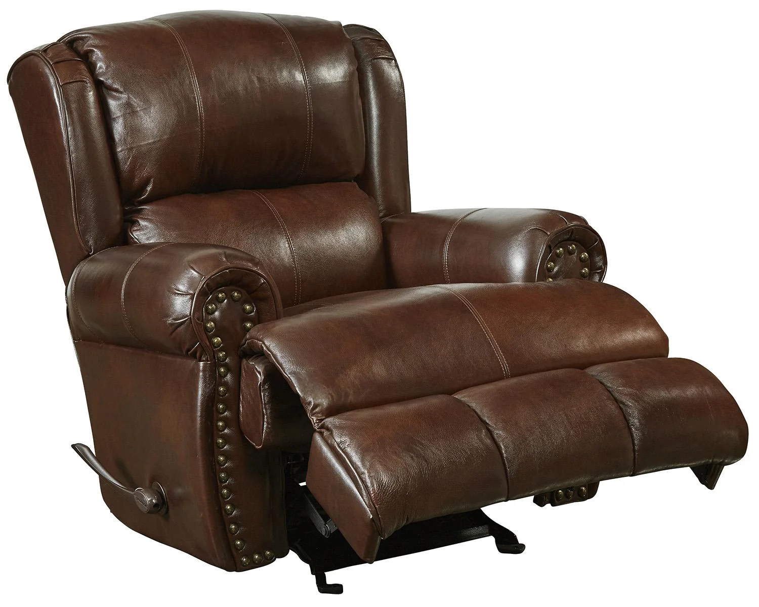 Catnapper Duncan Power Deluxe Lay Flat Recliner in Walnut - Image 2