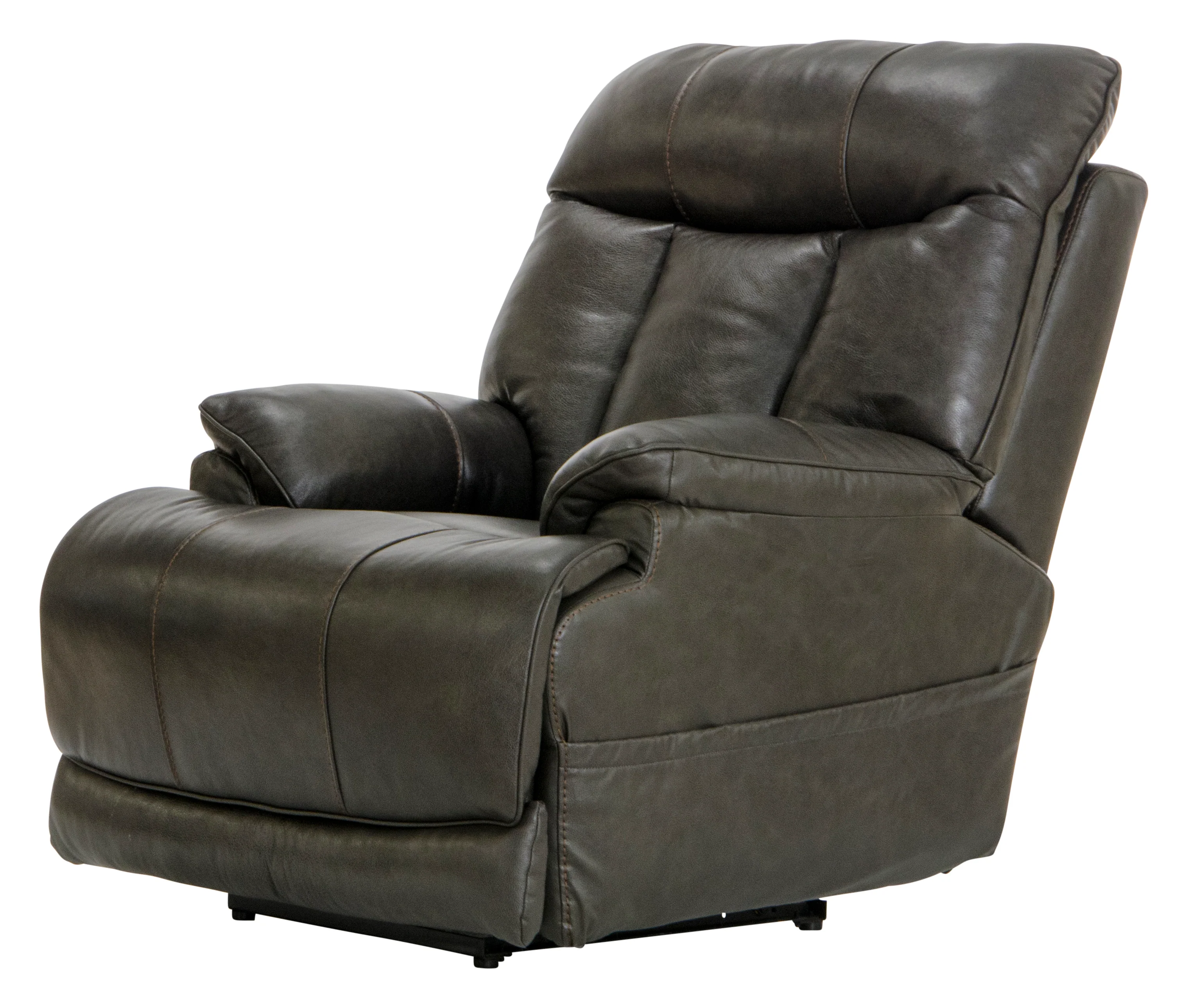 Naples Pwr Headrest w/Lumbar Pwr Lay Flat Recliner w/Ext Ottoman - Image 2