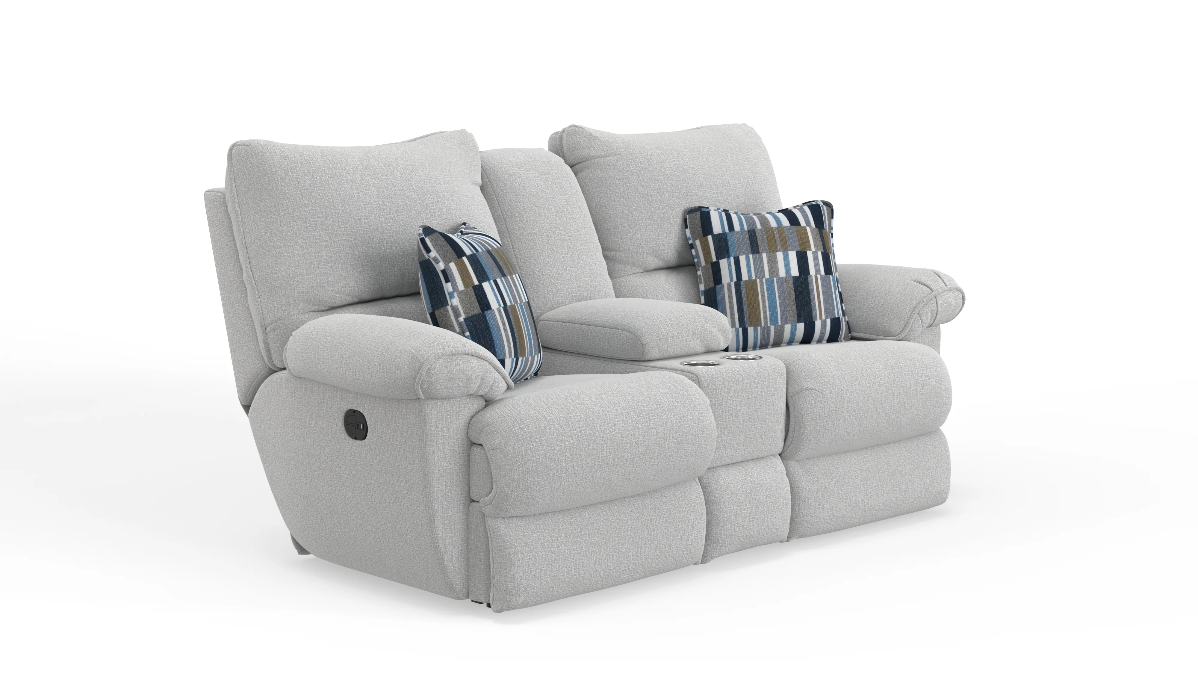 Lenny Power Lay Flat Reclining Console Loveseat - Image 2