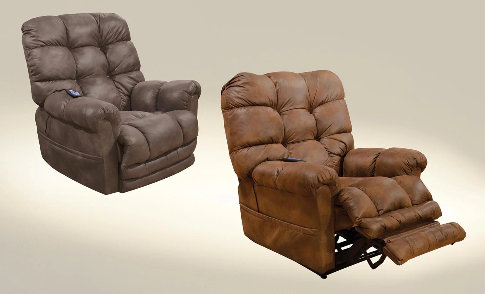 Catnapper Oliver Power Lift Recliner w/ Dual Motor & Extended Ottoman in Sunset 4861 - Image 4