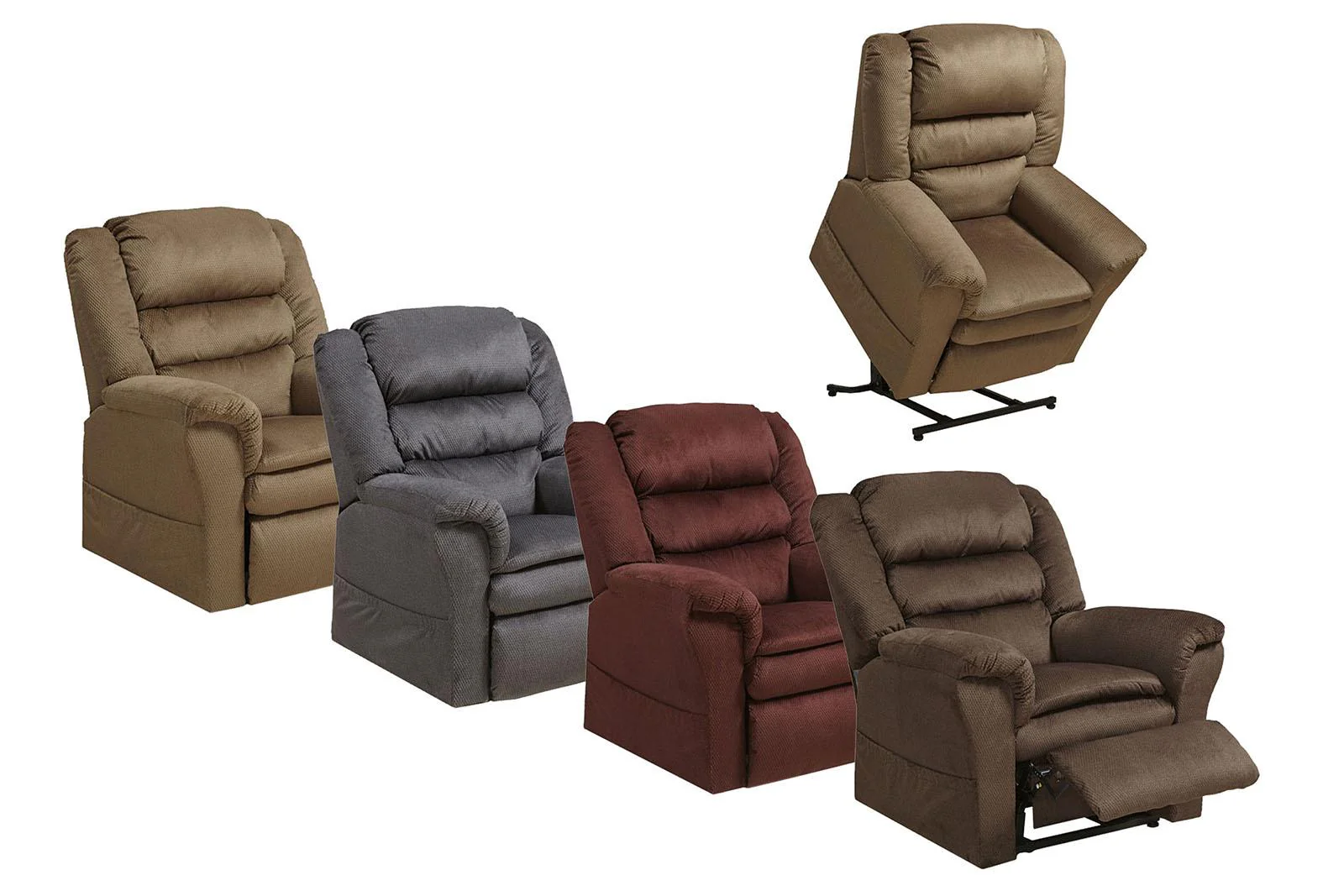 Catnapper Preston Power Lift Recliner in Coffee - Image 2