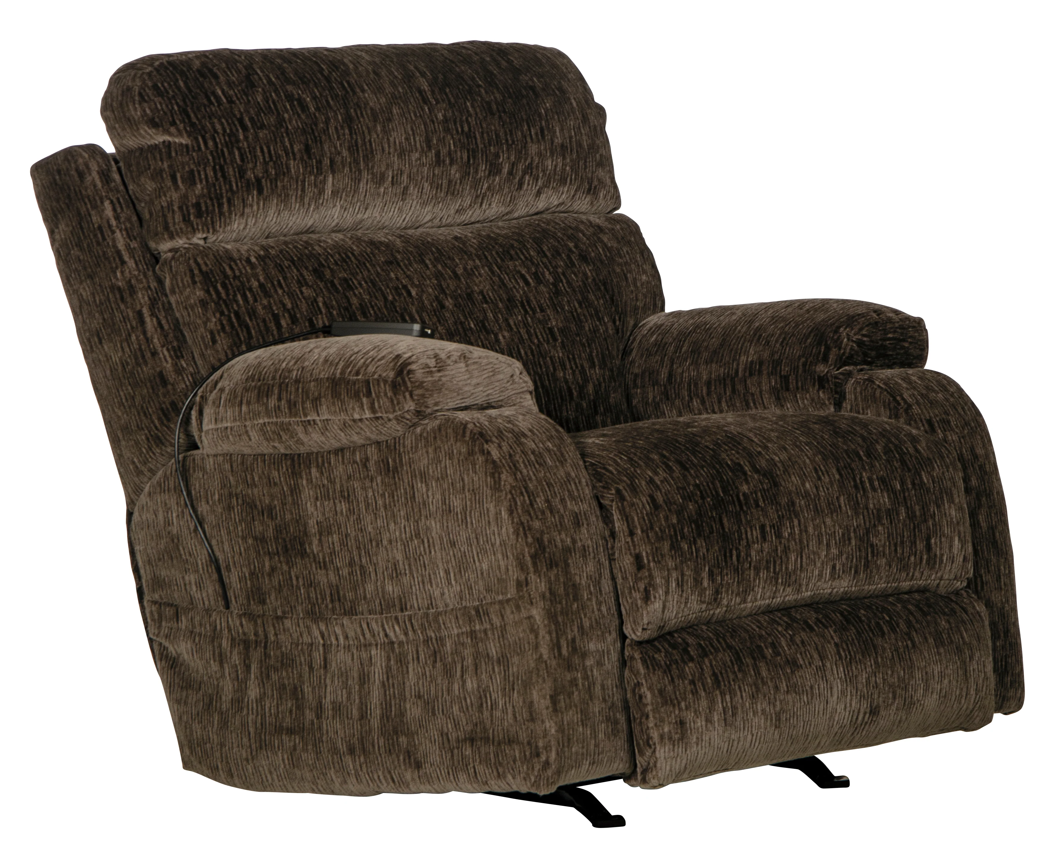 Refresher Power Headrest Power Rocker Recliner w/CR3 Heat/Msg/Lumbar - Image 2