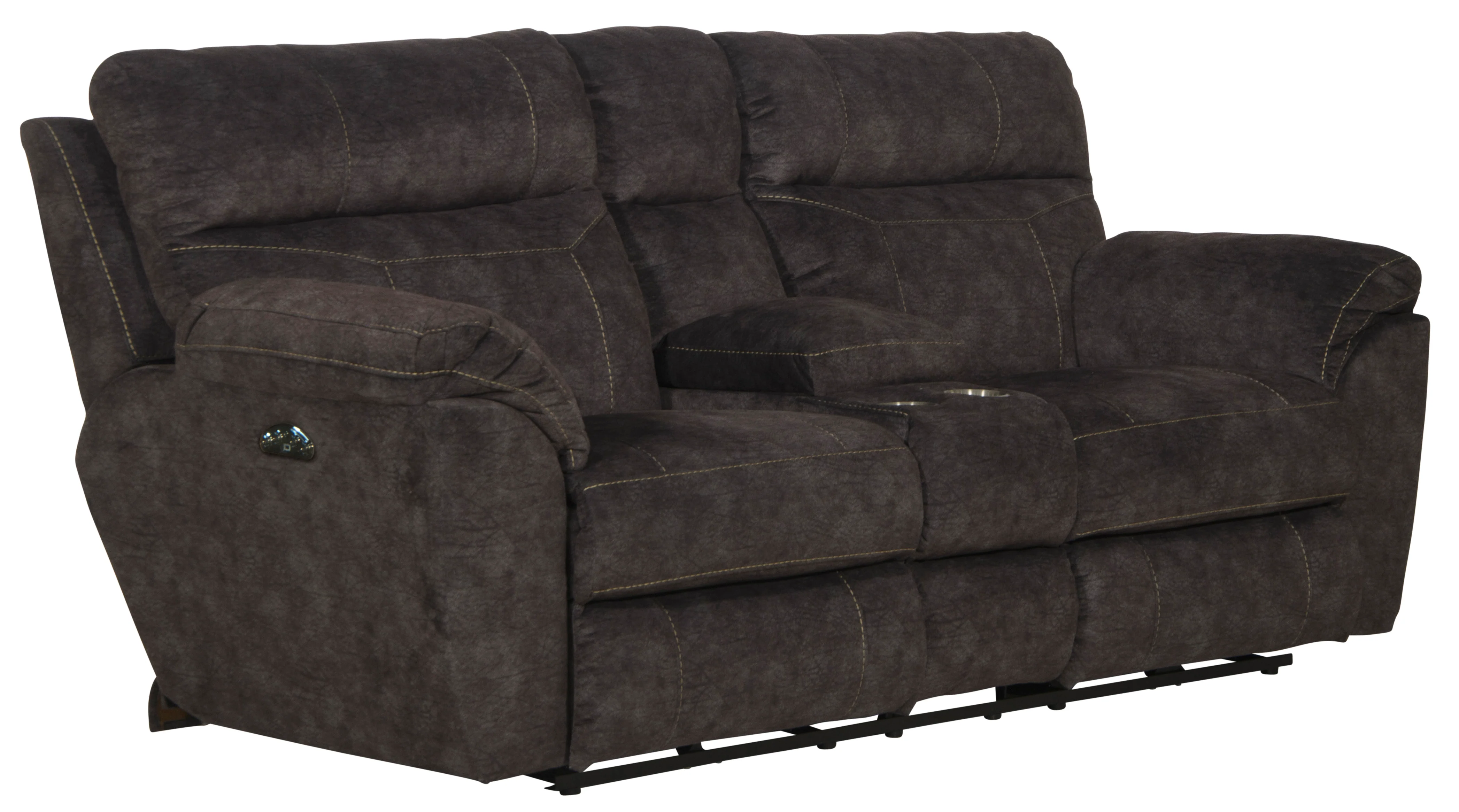 Sedona Pwr Headrest Lay Flat Recl Cnsl Loveseat w/Stg & Cupholders - Image 2