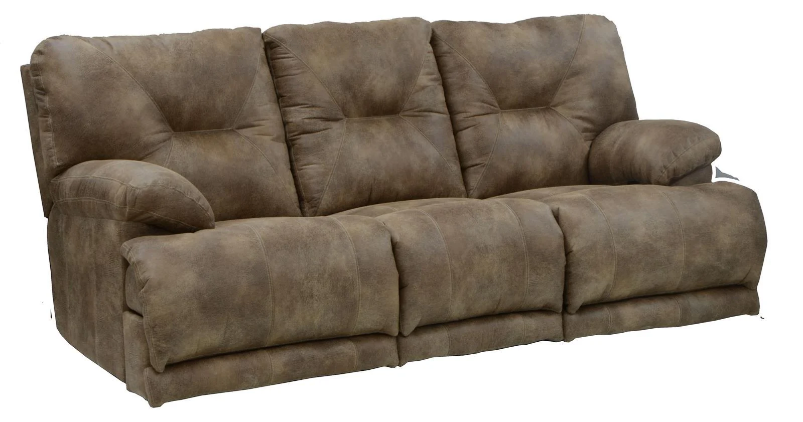 Catnapper Voyager Lay Flat Reclining Sofa in Brandy - Image 2