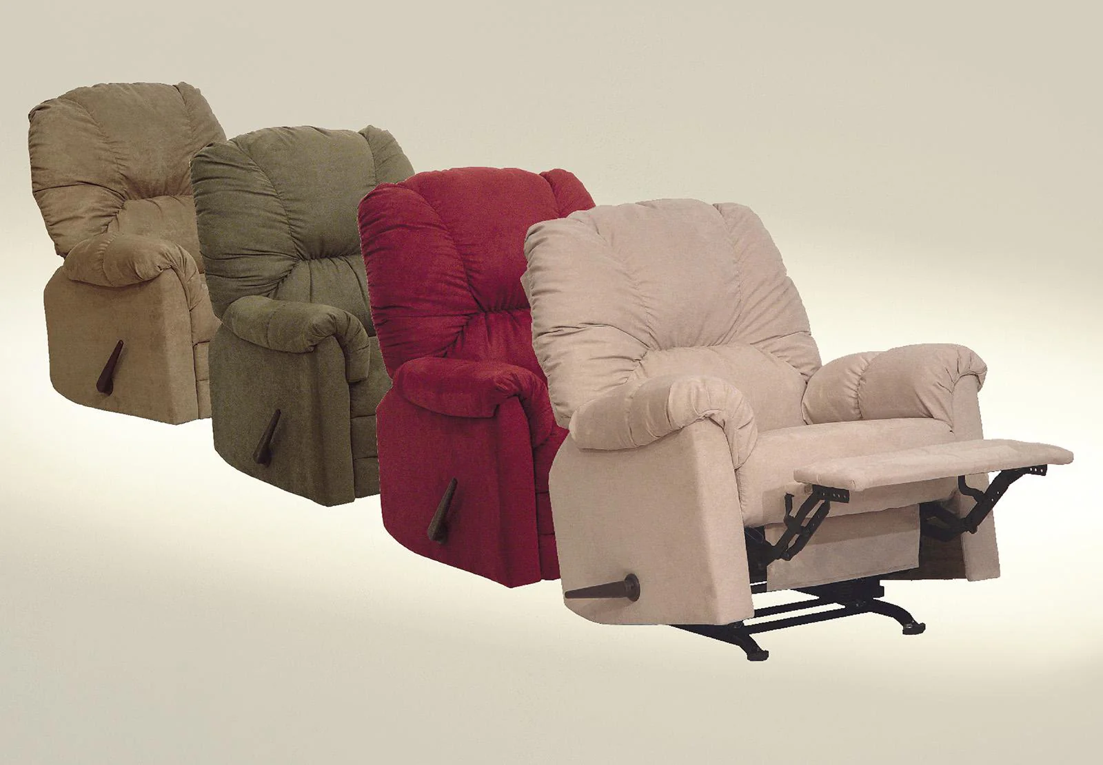 Catnapper Winner Rocker Recliner in Linen - Image 2