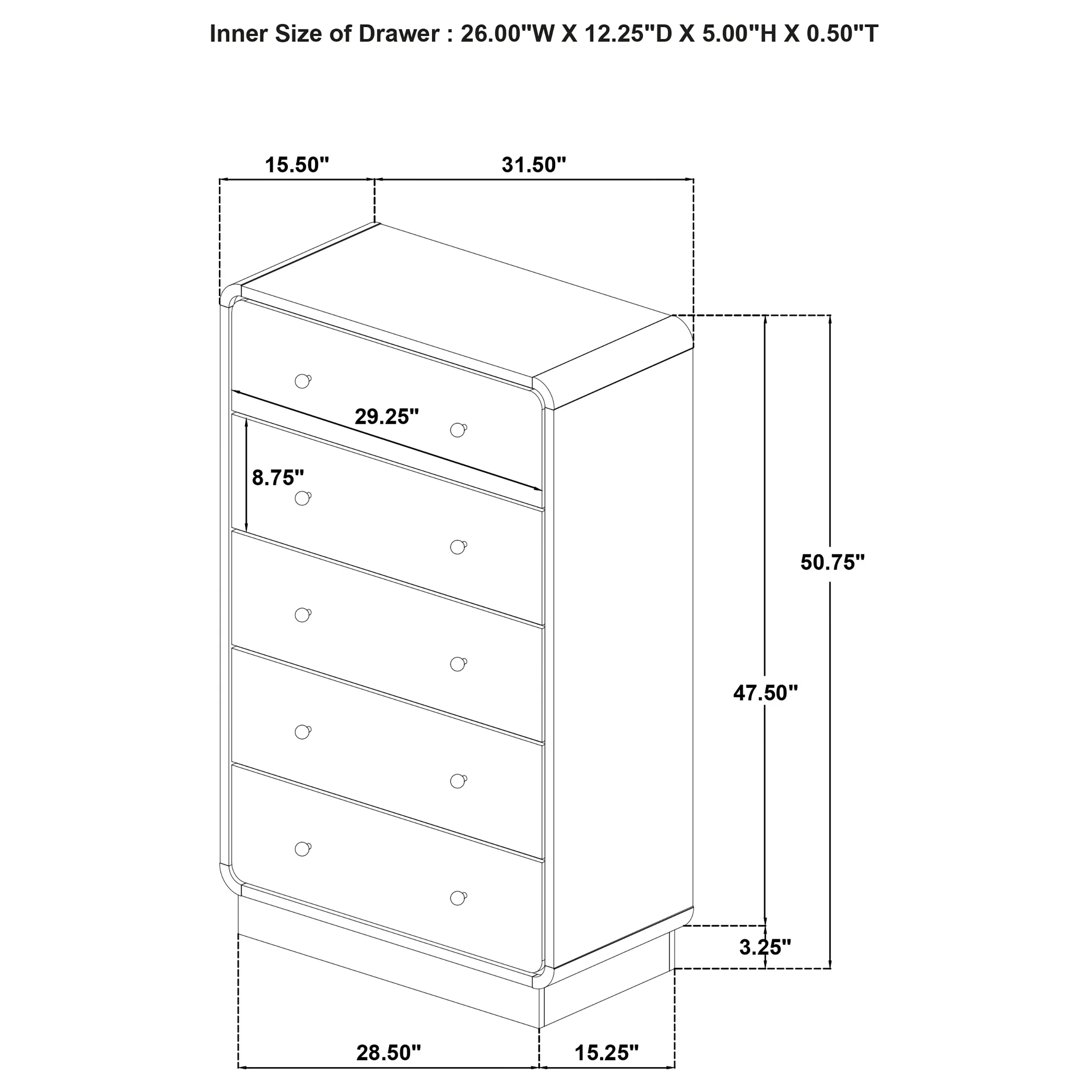 Cavelle Chest of Drawers - Image 12