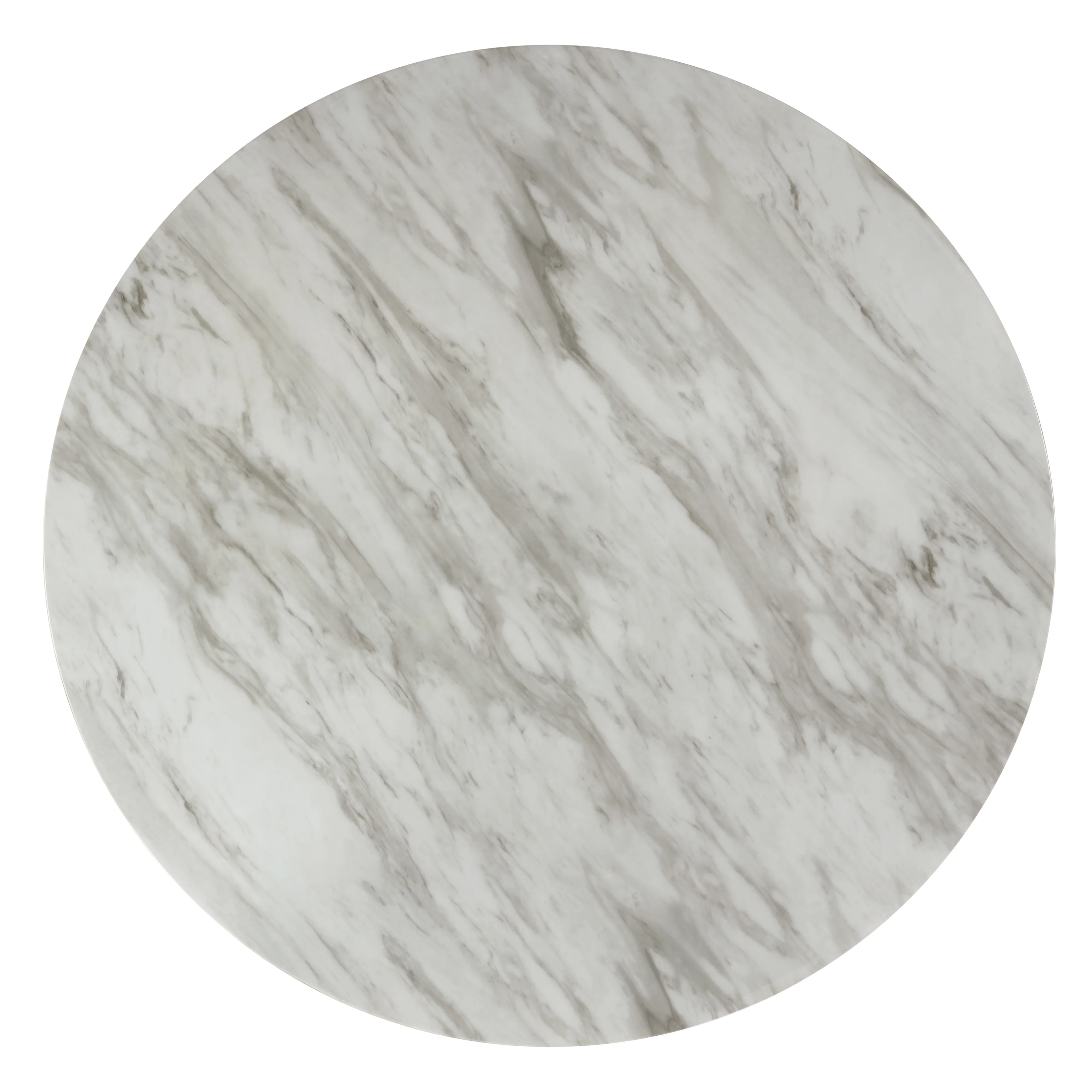Celeste 42" Round Counter Table-Espresso/Faux Marble - Image 2