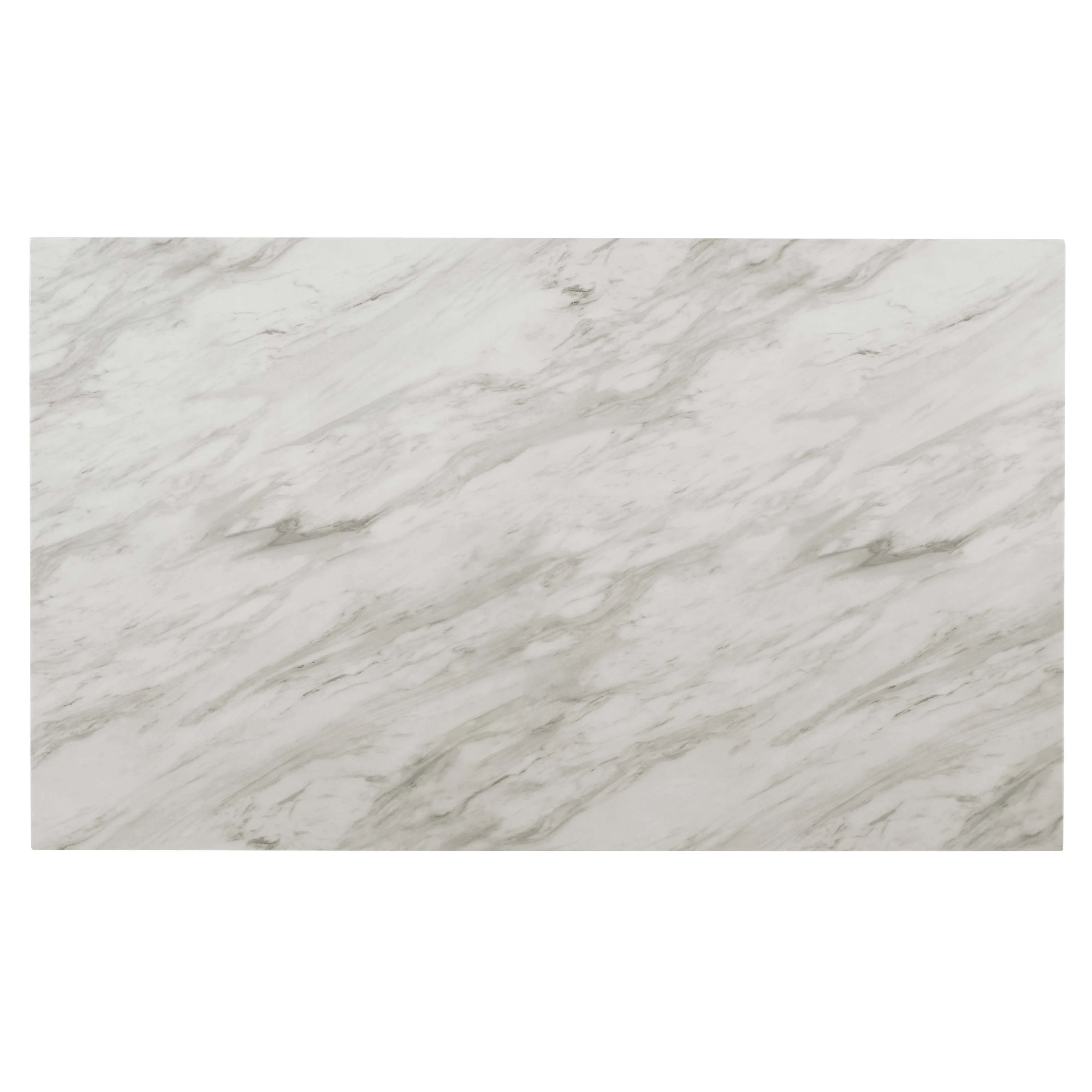 Celeste 64" Dining Table-Espresso/Faux Marble - Image 3