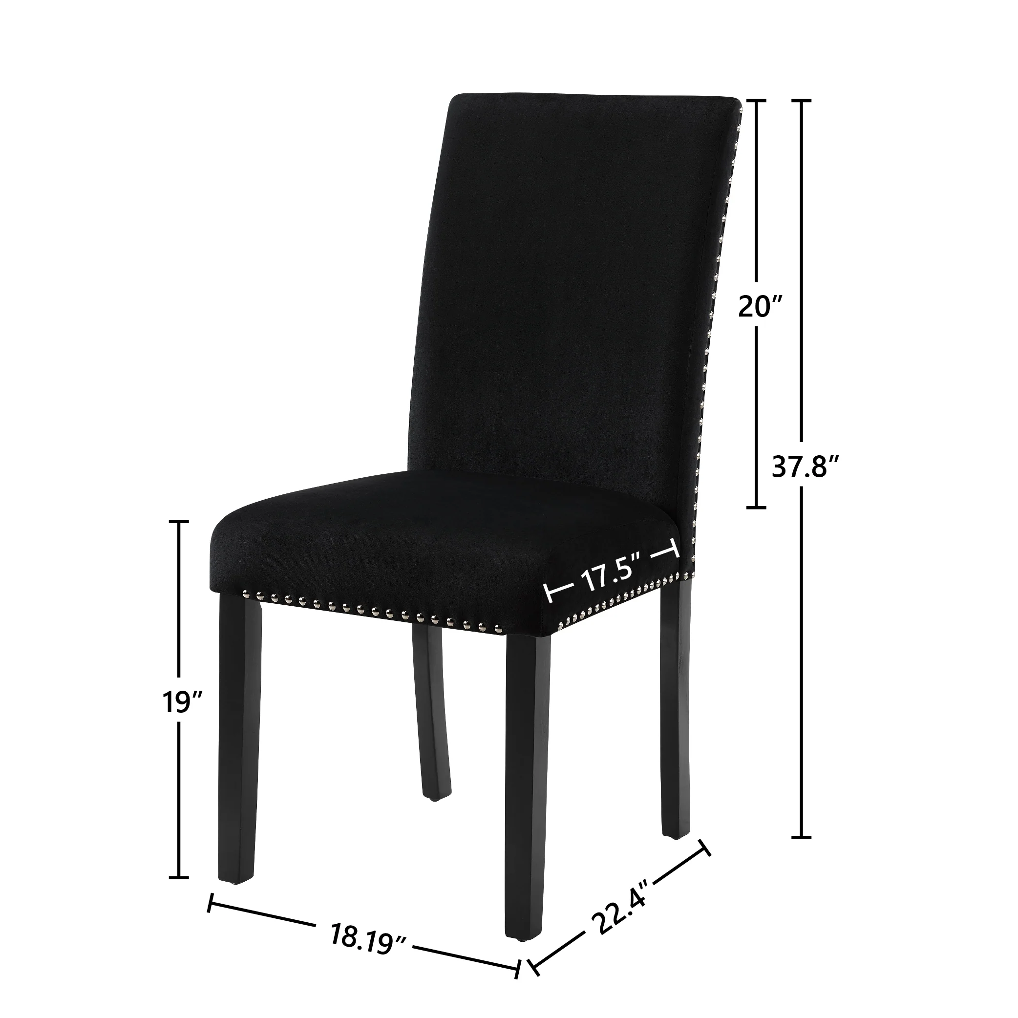 Celeste Dining Chair-Black - Image 7
