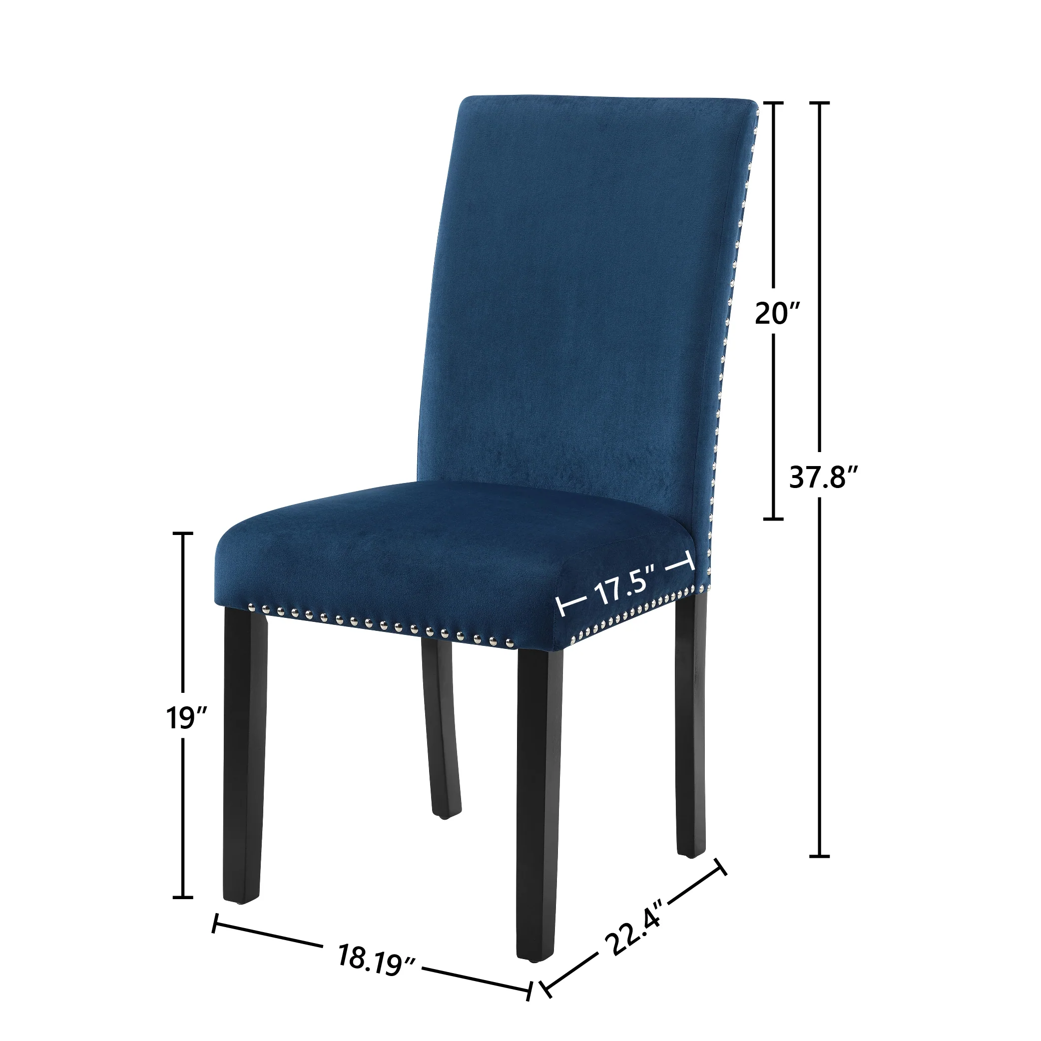 Celeste Dining Chair-Blue - Image 7