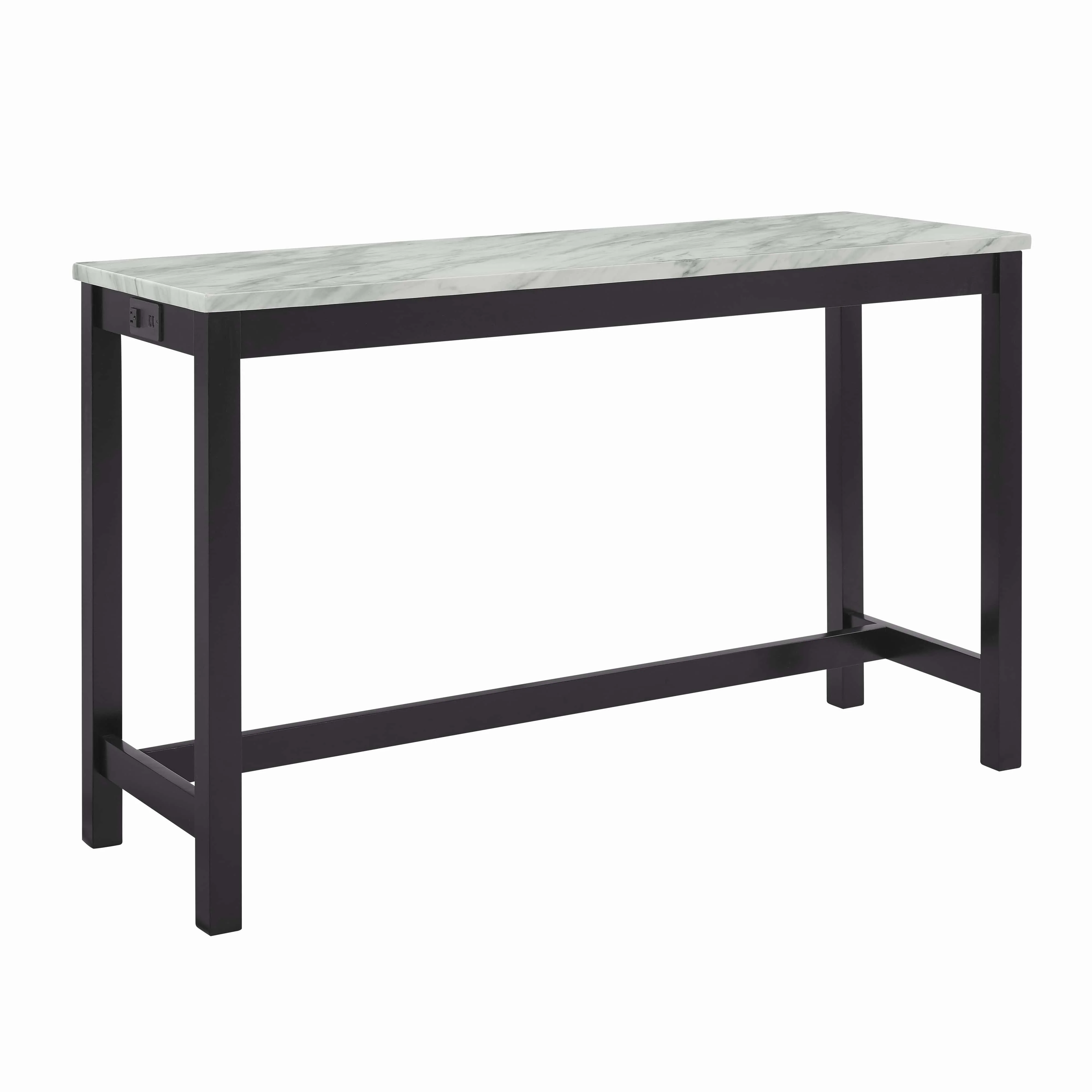 Celeste Theater Bar Table W/ 3 Stools-Black - Image 2