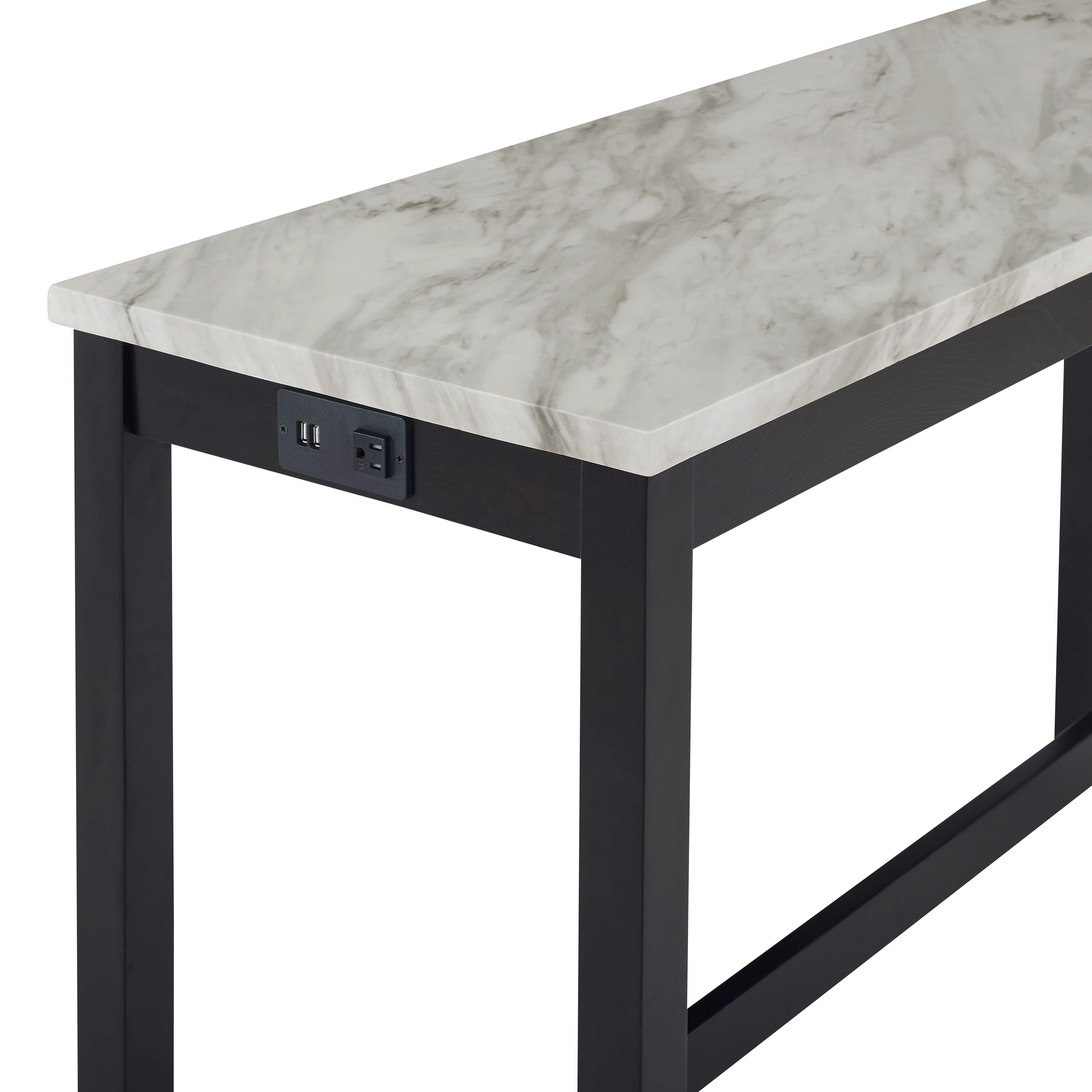 Celeste Theater Bar Table W/ 3 Stools-Black - Image 5