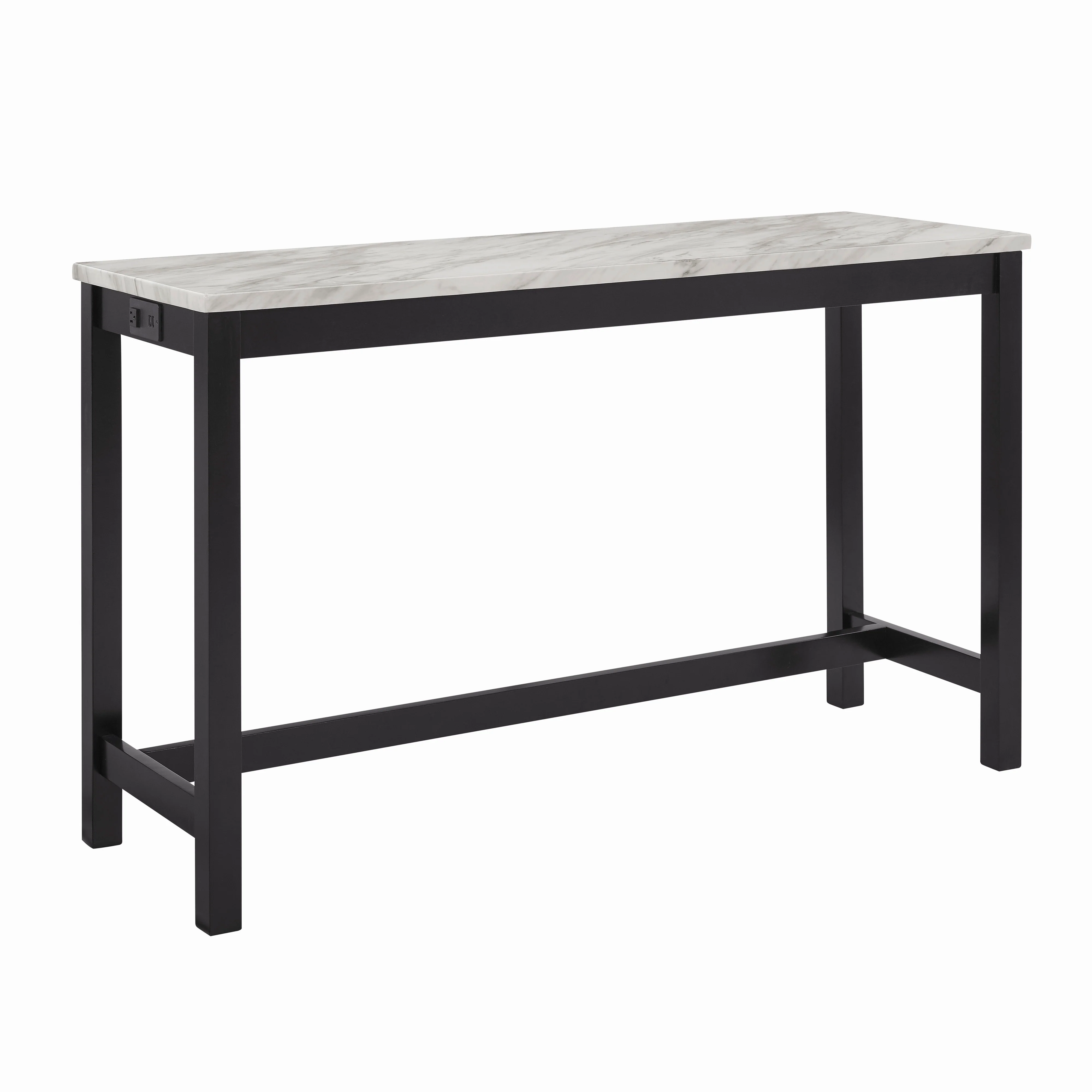 Celeste Theater Bar Table W/ 3 Stools-Gray - Image 2
