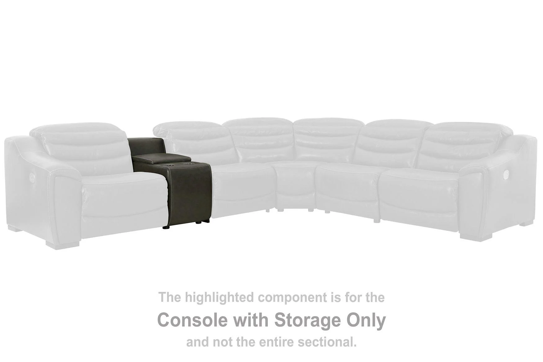 Center Line 3-Piece Power Reclining Loveseat with Console - Image 6