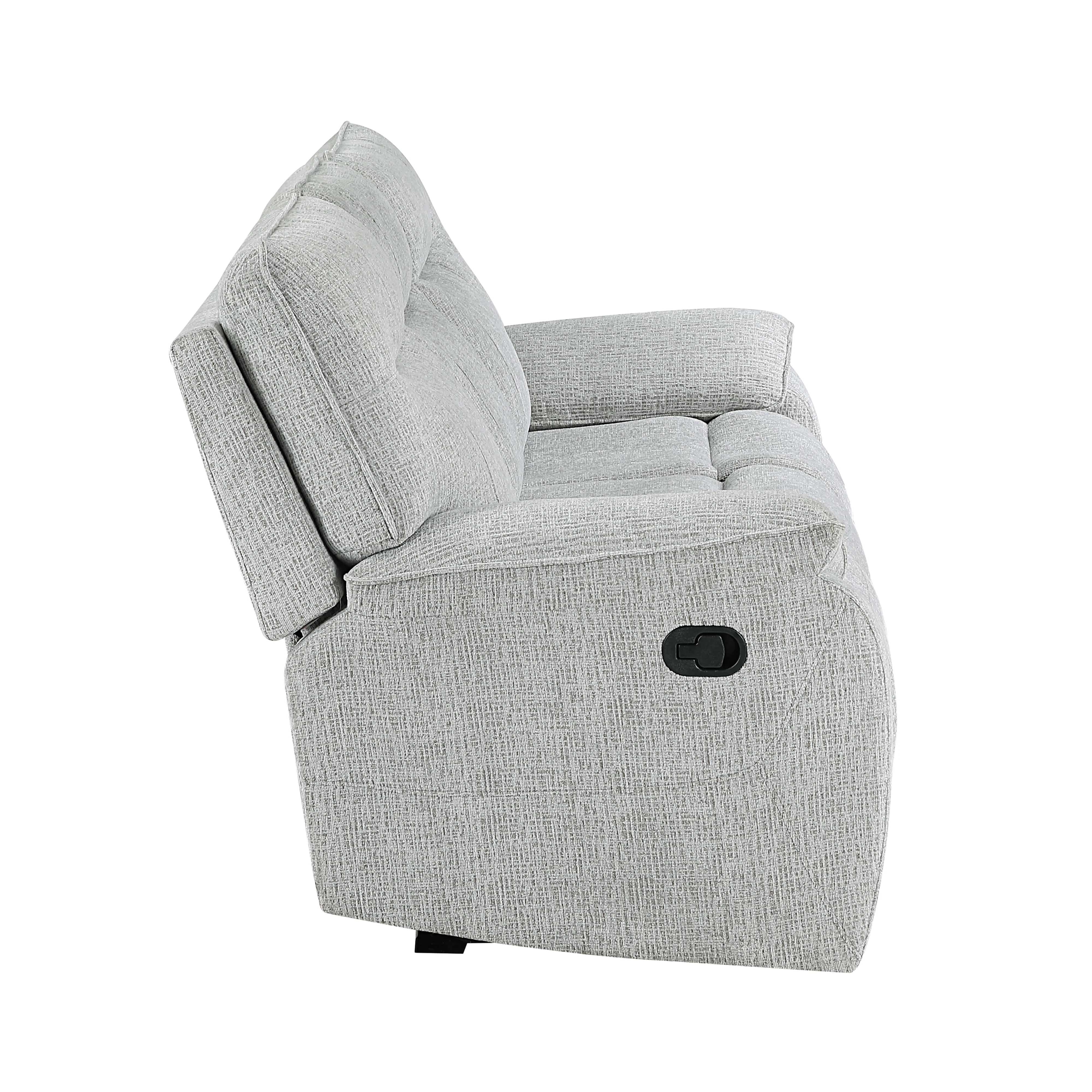 Chablis Reclining Sofa-Mist Gray - Image 4
