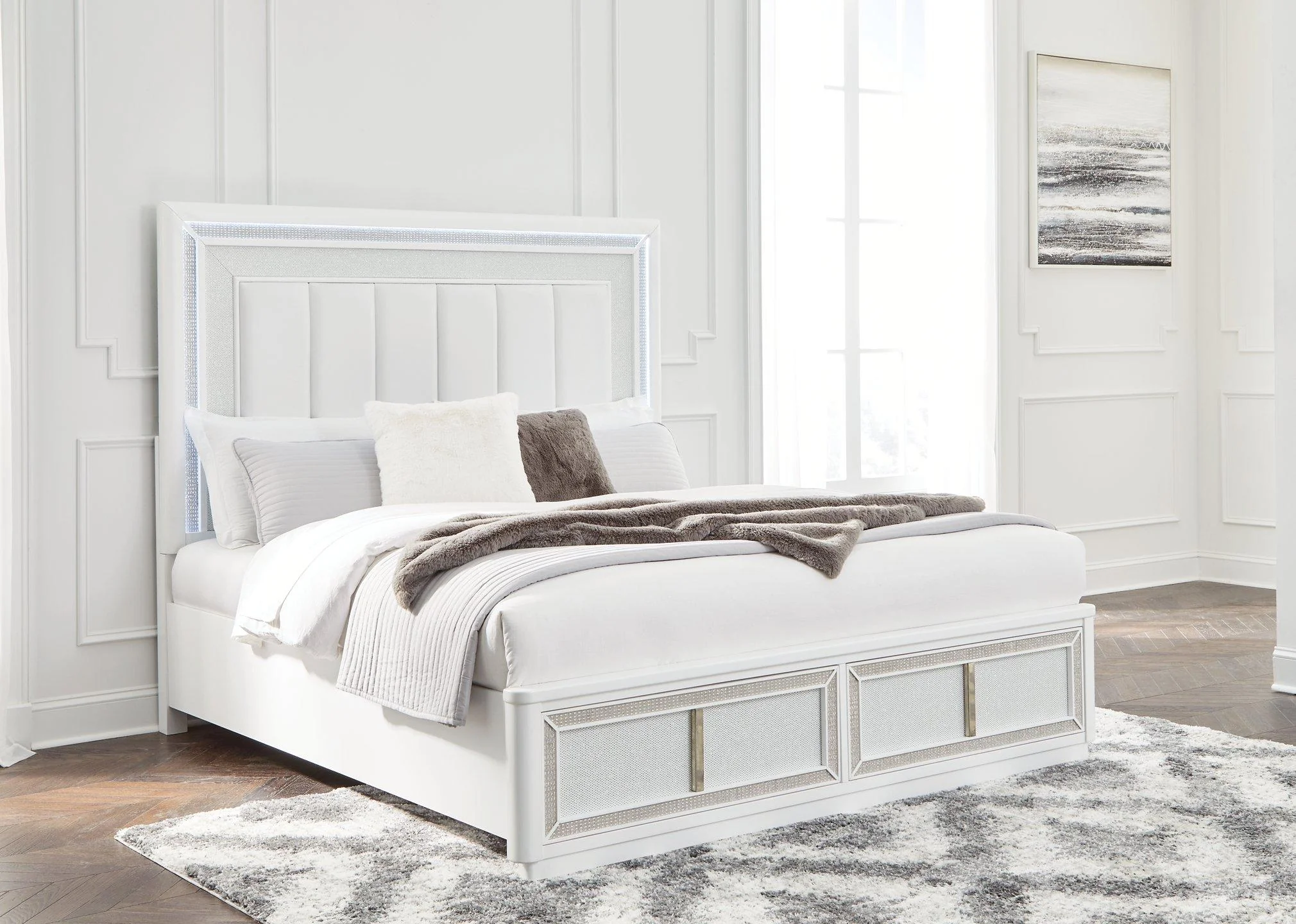 Chalanna Upholstered Storage Bed - Image 2