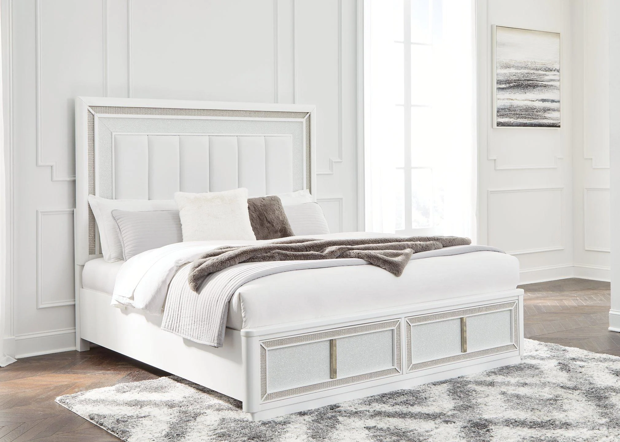 Chalanna Upholstered Storage Bed - Image 9