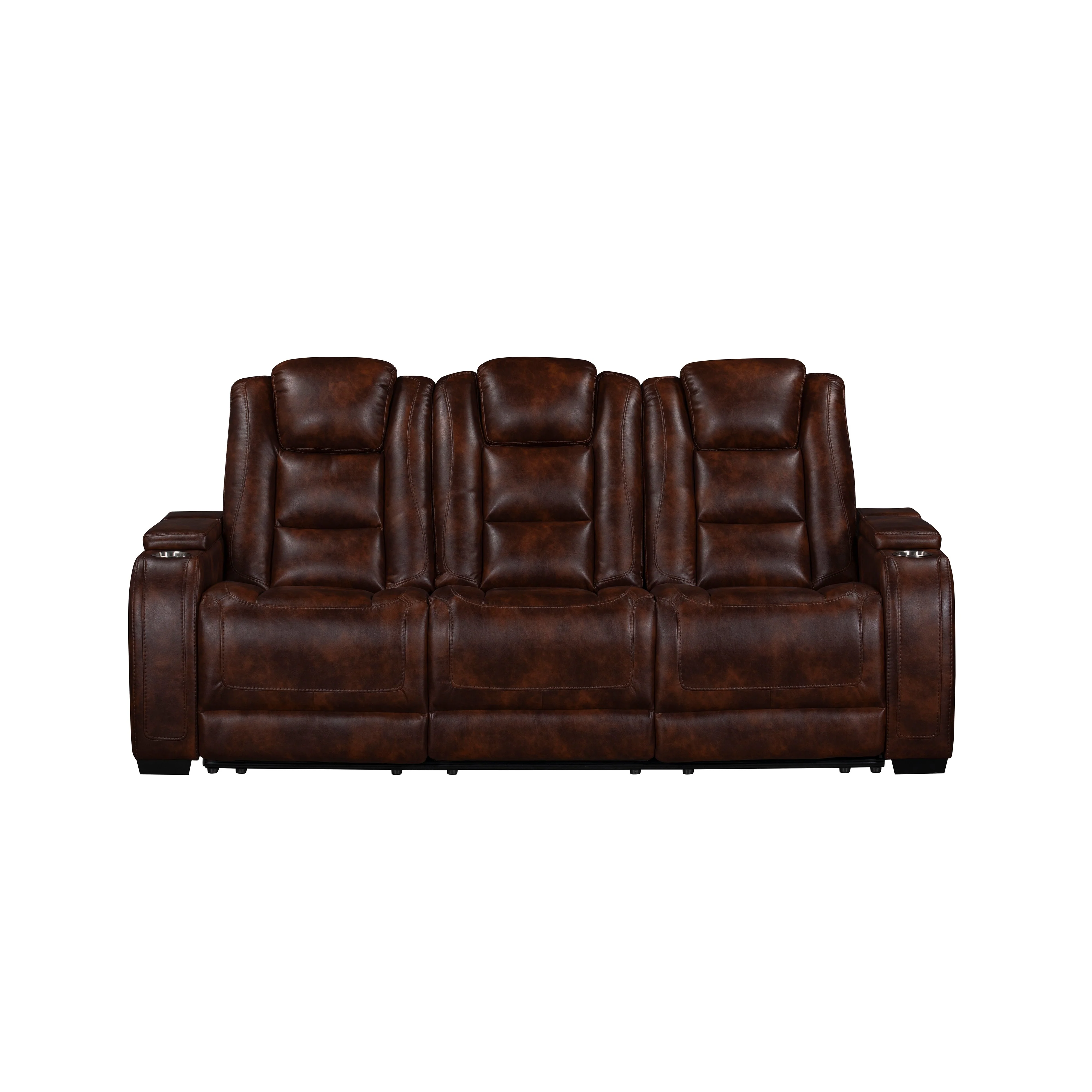 Chester Reclining Sofa-Brown - Image 2