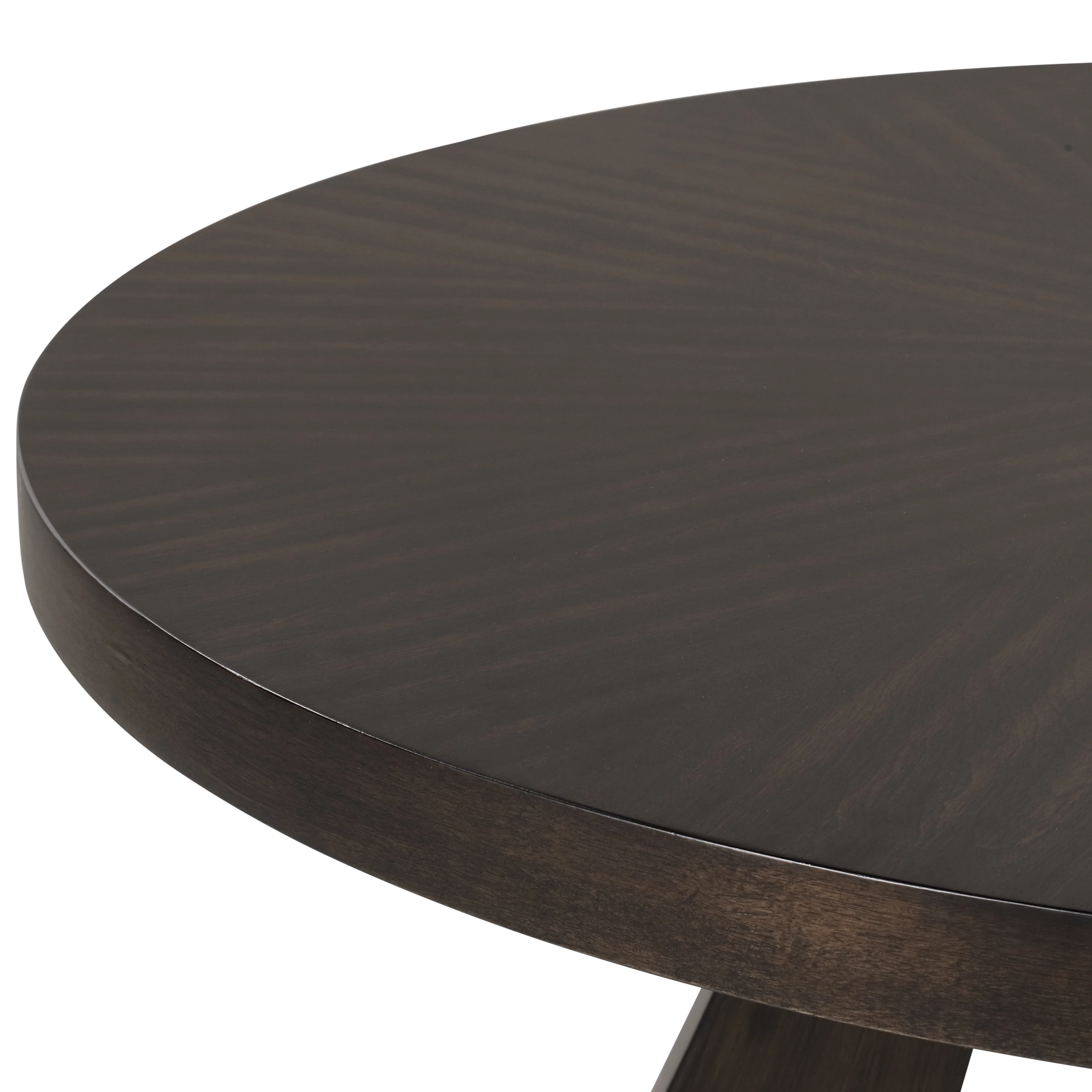 Chestnut Ridge 47" Round Table-Brown - Image 4