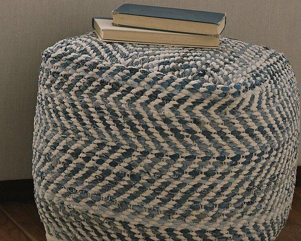 Chevron Pouf - Image 2