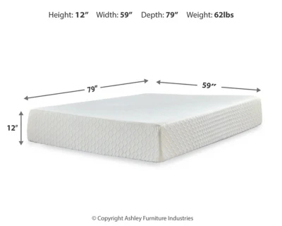 Chime 12 Inch Memory Foam Mattress in a Box - Image 27