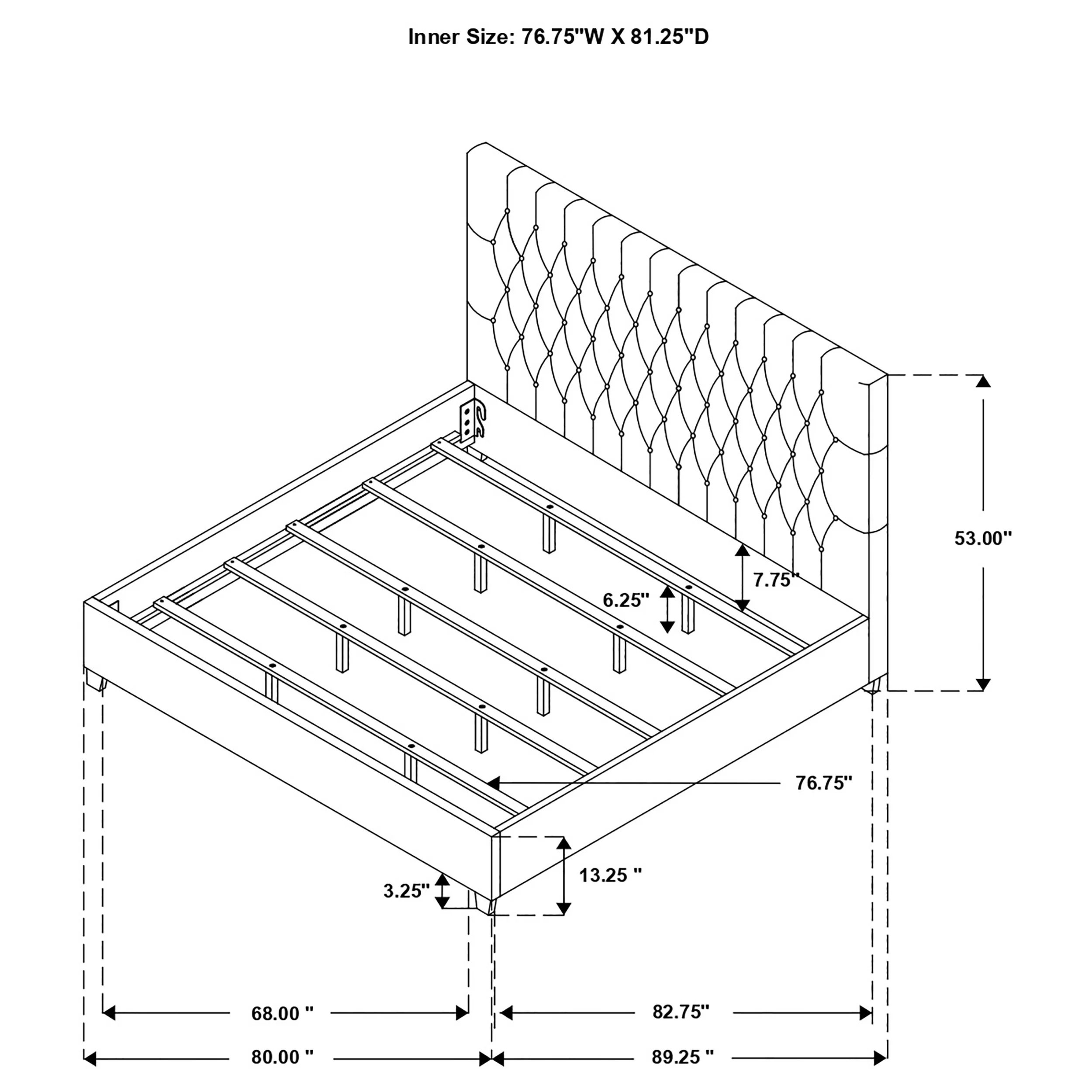 Chloe Panel Bed - Image 16