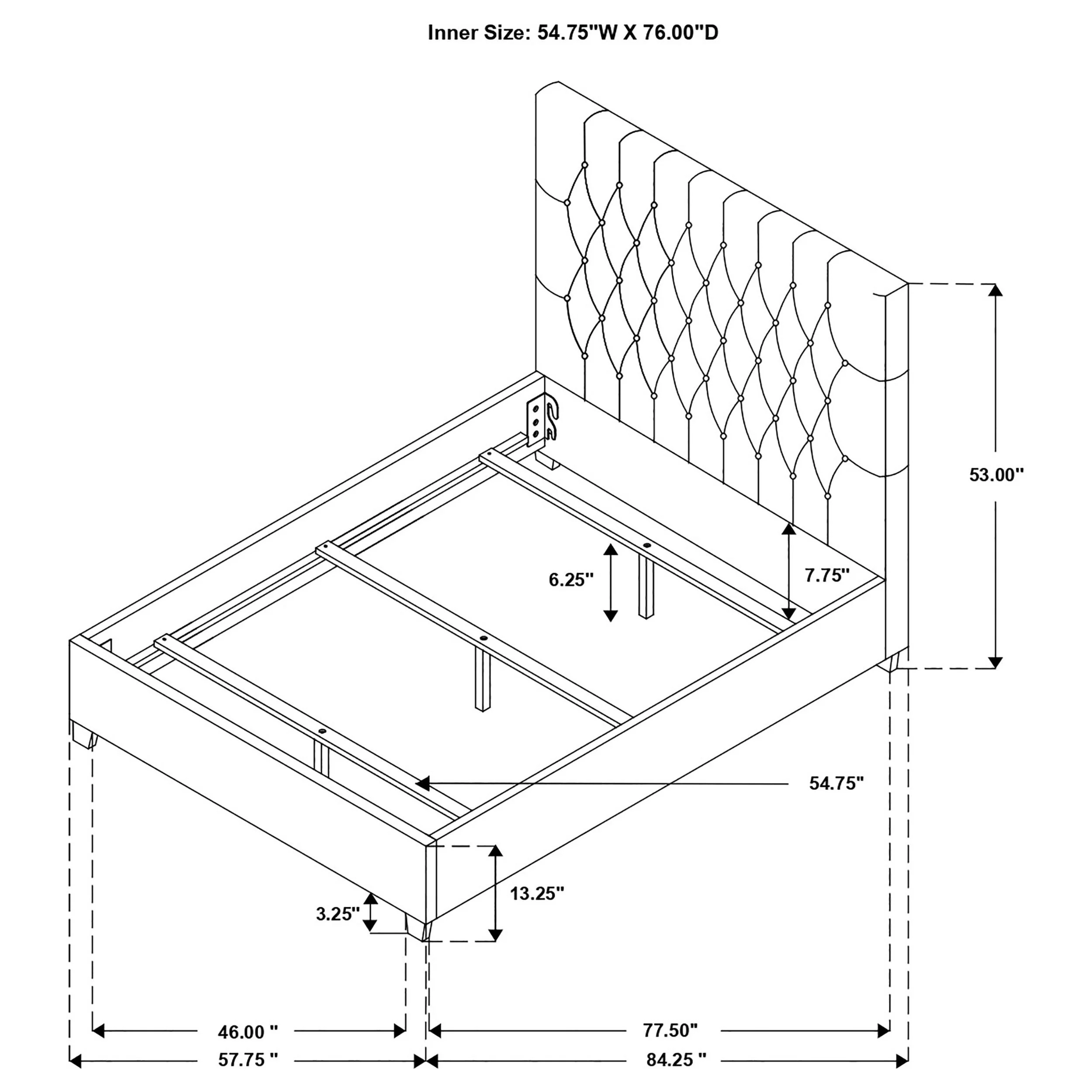 Chloe Panel Bed - Image 31