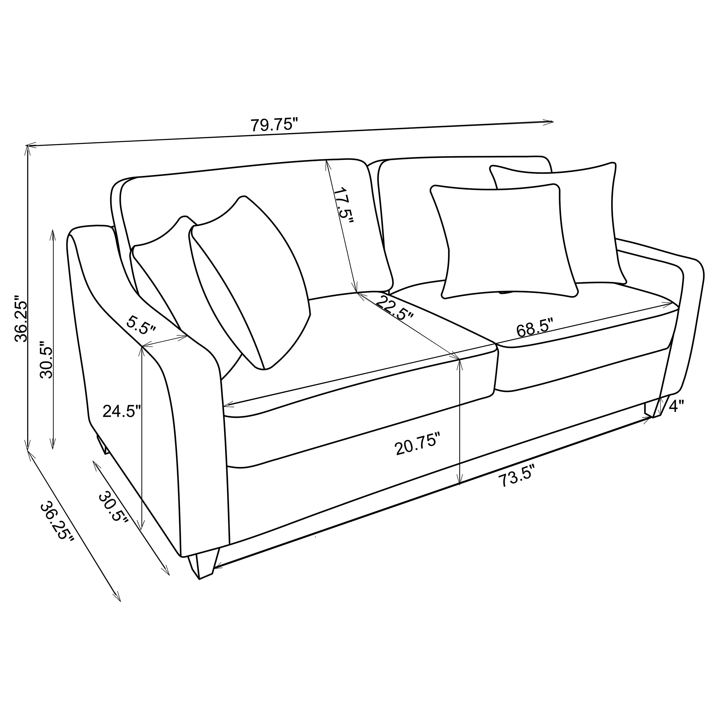 Christine Sofa Set - Image 34